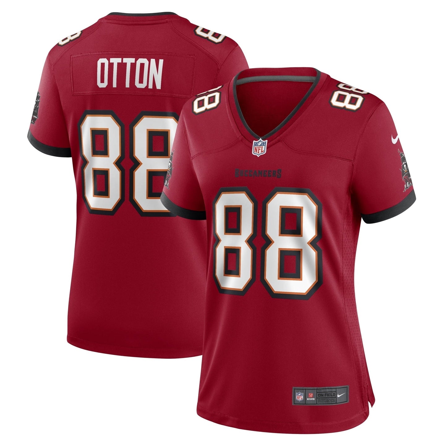 Women's Nike Cade Otton Red Tampa Bay Buccaneers Game Player Jersey