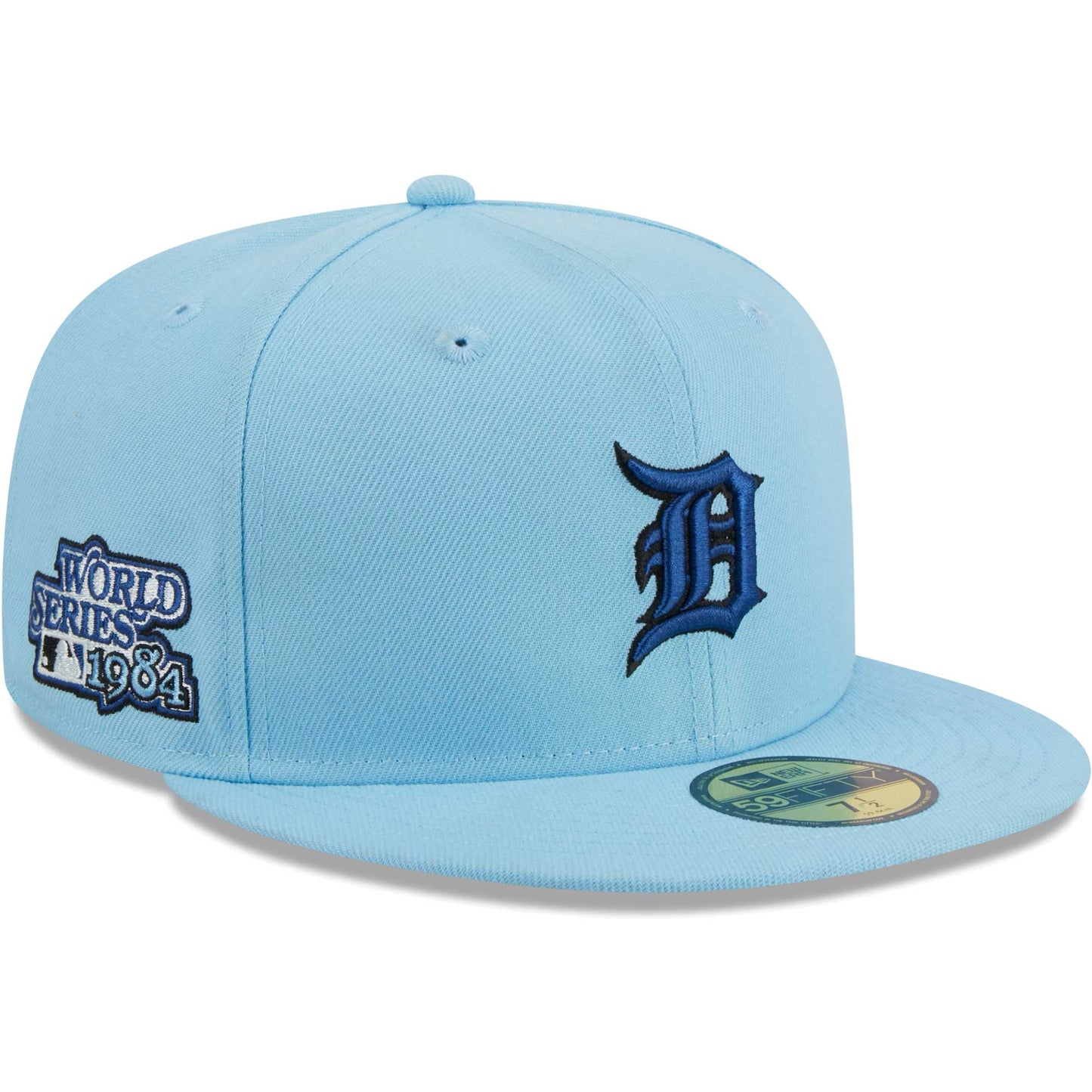 Detroit Tigers New Era 59FIFTY Fitted Hat - Light Blue