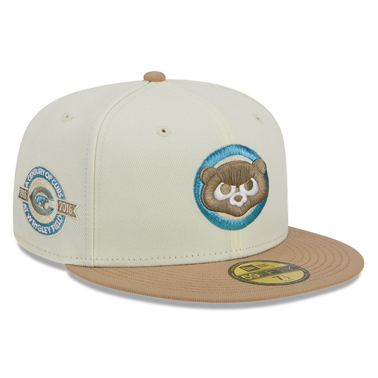 Chicago Cubs New Era City Icon 59FIFTY Fitted Hat - White