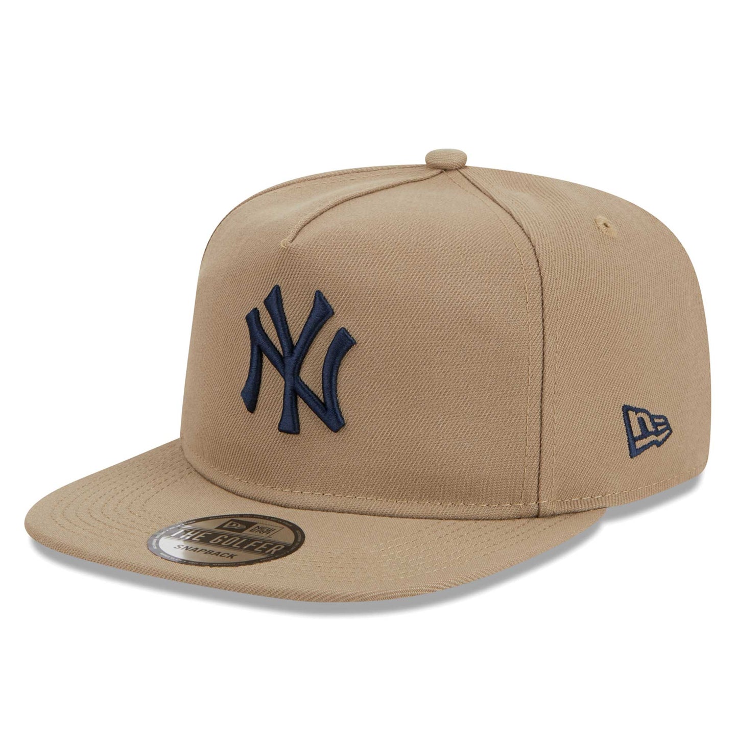 New York Yankees New Era Golfer Adjustable Hat - Khaki