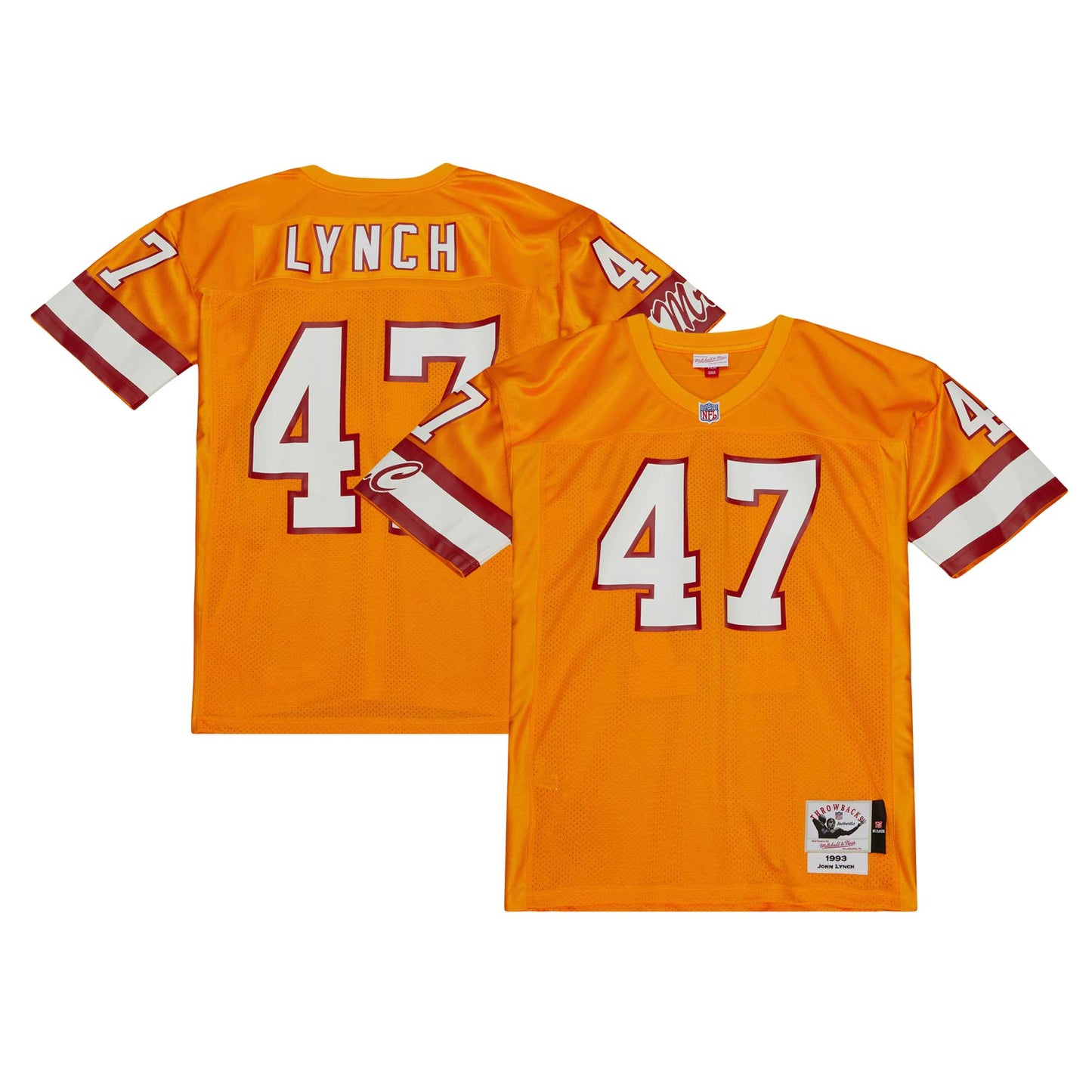 John Lynch Tampa Bay Buccaneers Mitchell & Ness 1993 Authentic Jersey - Orange