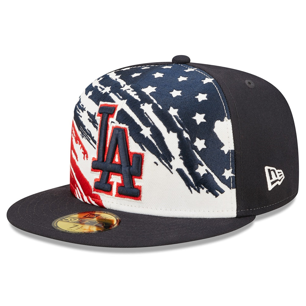 Los Angeles Dodgers New Era 2022 4th of July On-Field 59FIFTY Fitted Hat - Navy
