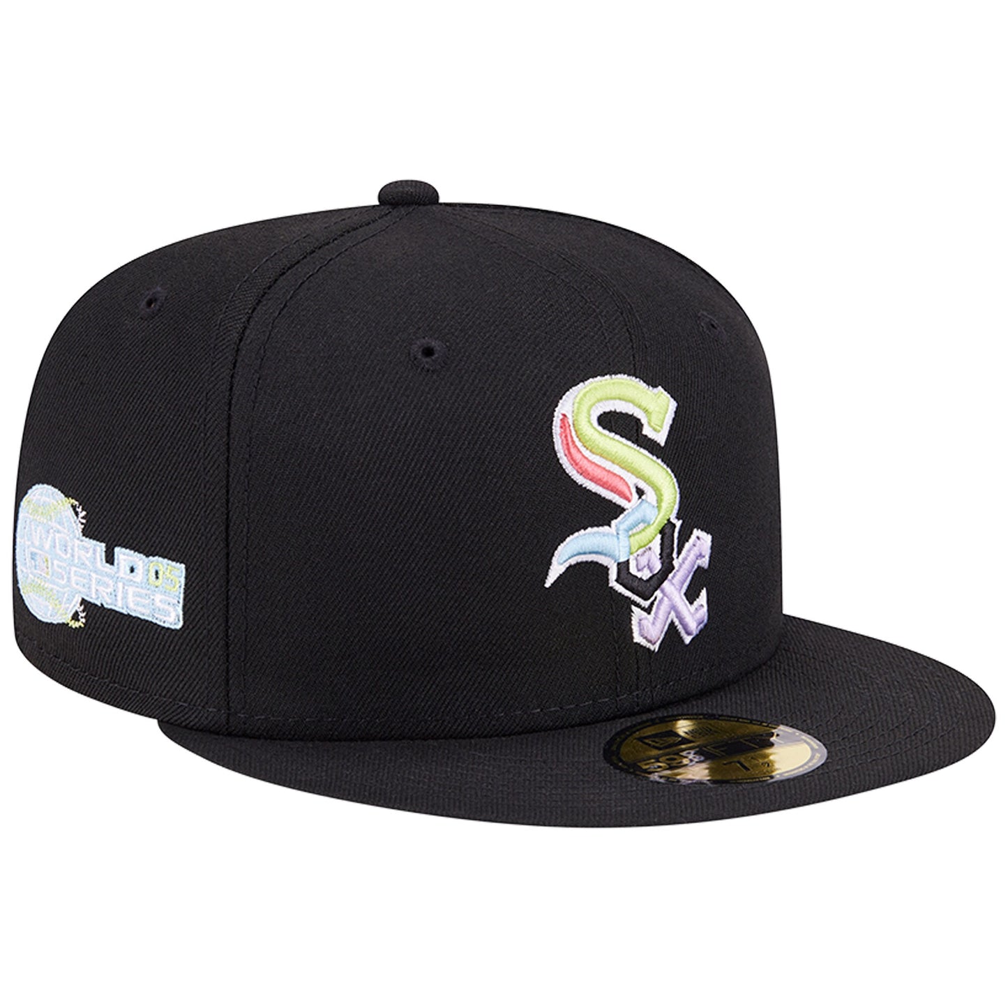 Chicago White Sox New Era Multi-Color Pack 59FIFTY Fitted Hat - Black