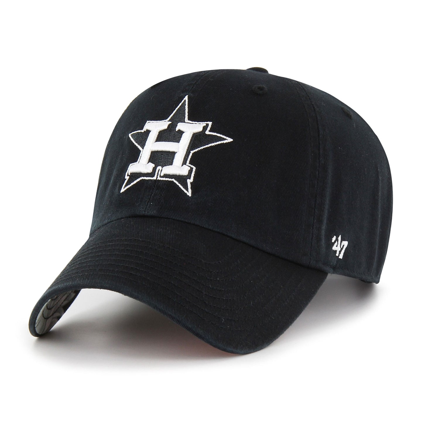 Houston Astros '47 Dark Tropic Clean Up Adjustable Hat - Black