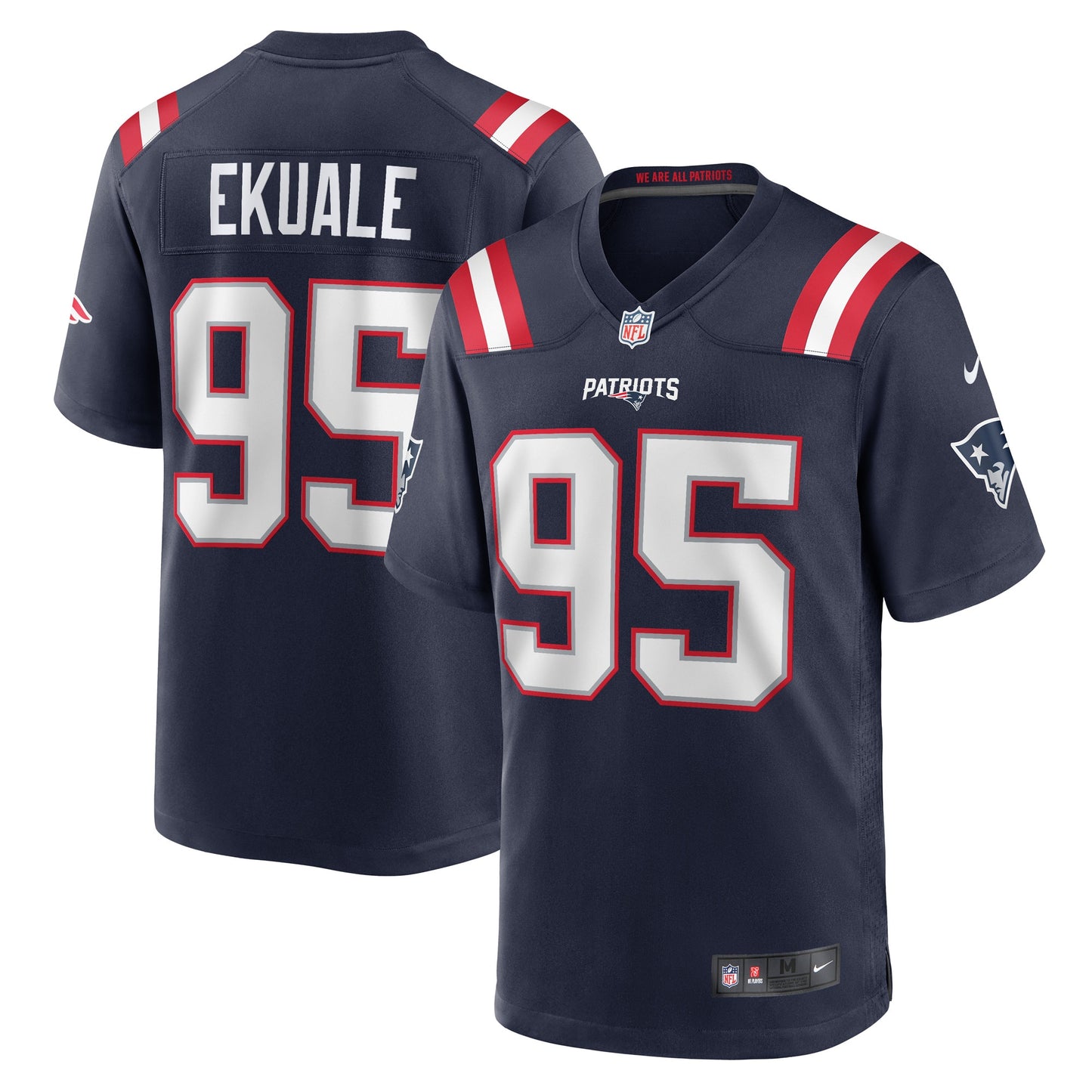 Daniel Ekuale New England Patriots Nike Game Player Jersey - Navy