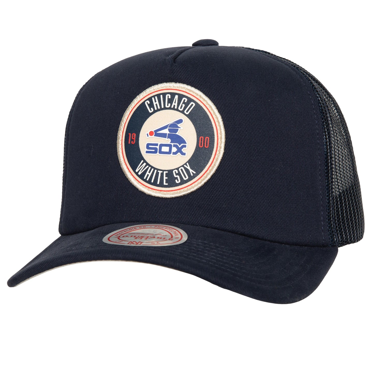 Chicago White Sox Mitchell & Ness Cooperstown Collection Circle Change Trucker Adjustable Hat - Navy