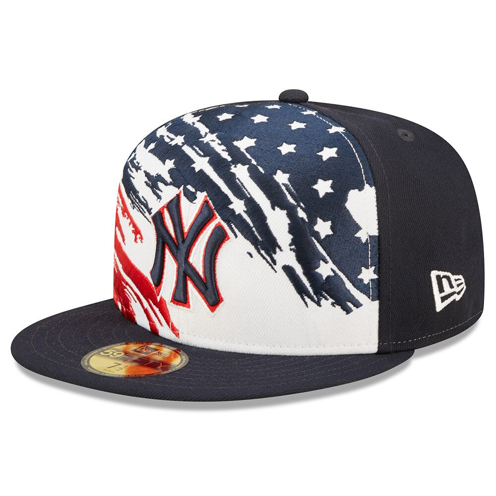 New York Yankees New Era 2022 4th of July On-Field 59FIFTY Fitted Hat - Navy