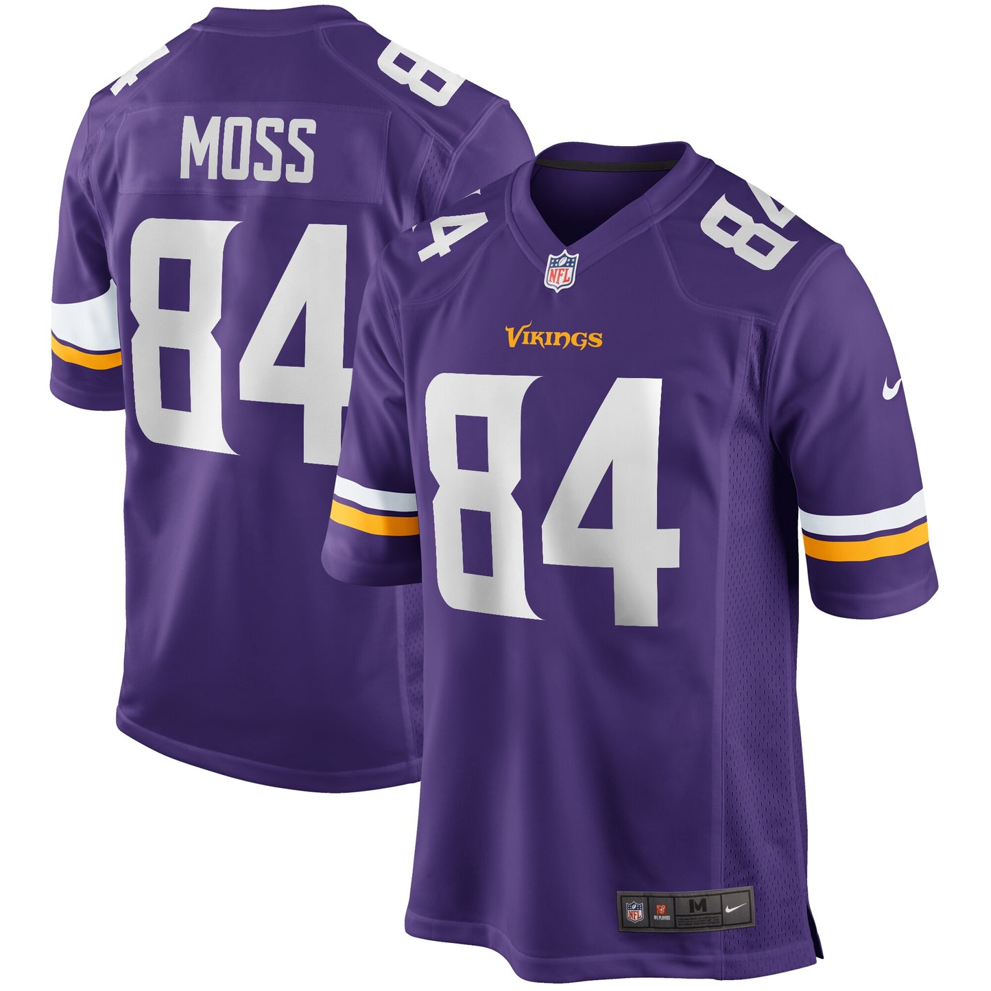 Randy Moss Minnesota Vikings Nike Game Retired Player Jersey - Purple