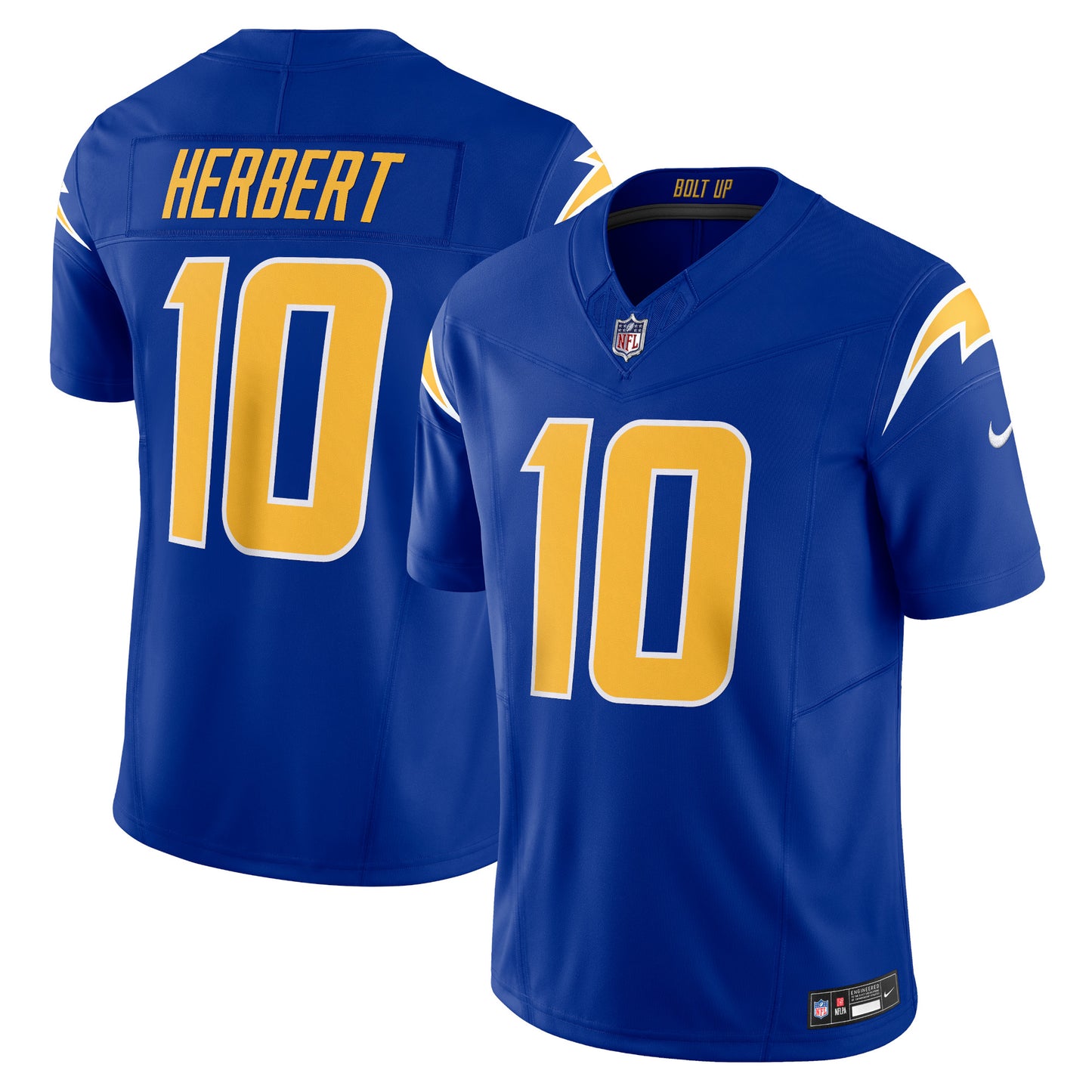 Justin Herbert Los Angeles Chargers Nike Vapor F.U.S.E. Limited Jersey - Royal