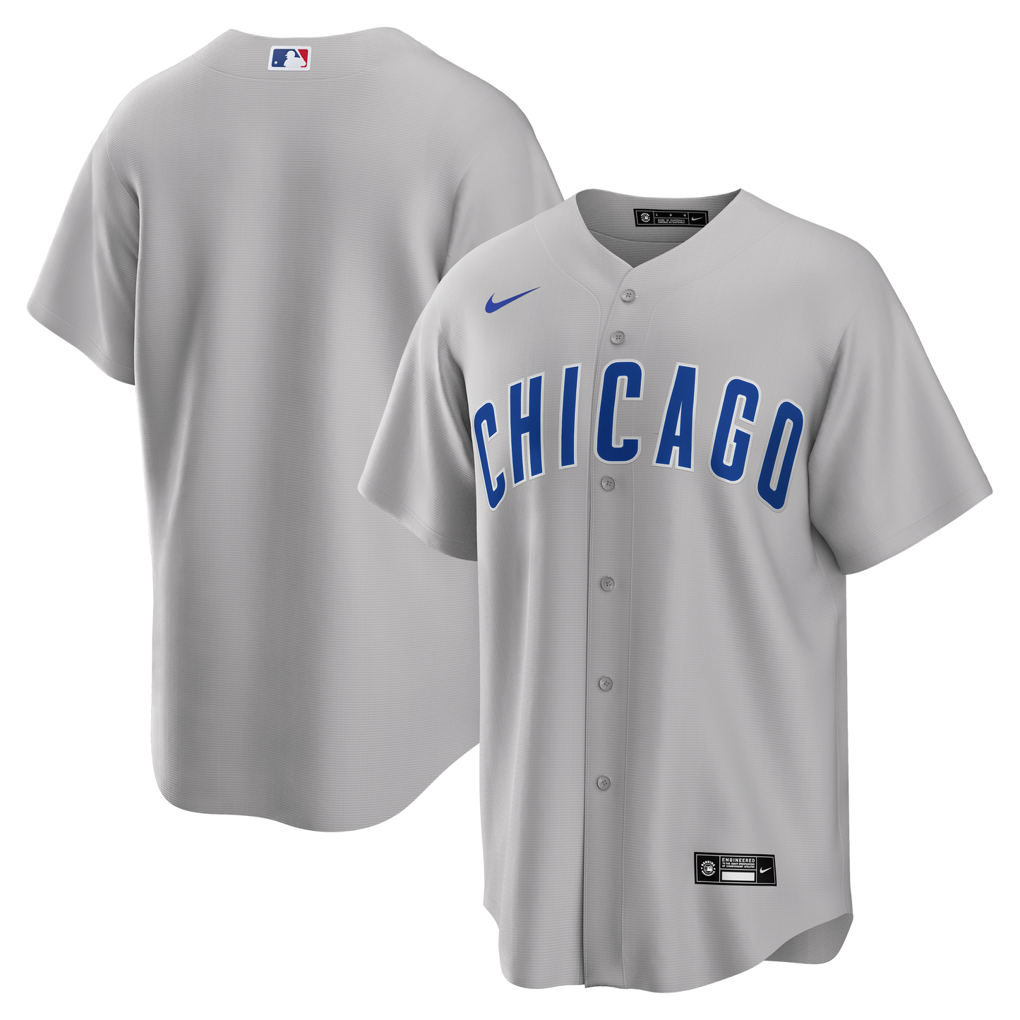 Chicago Cubs Nike Men's Gray Replica Road Jersey