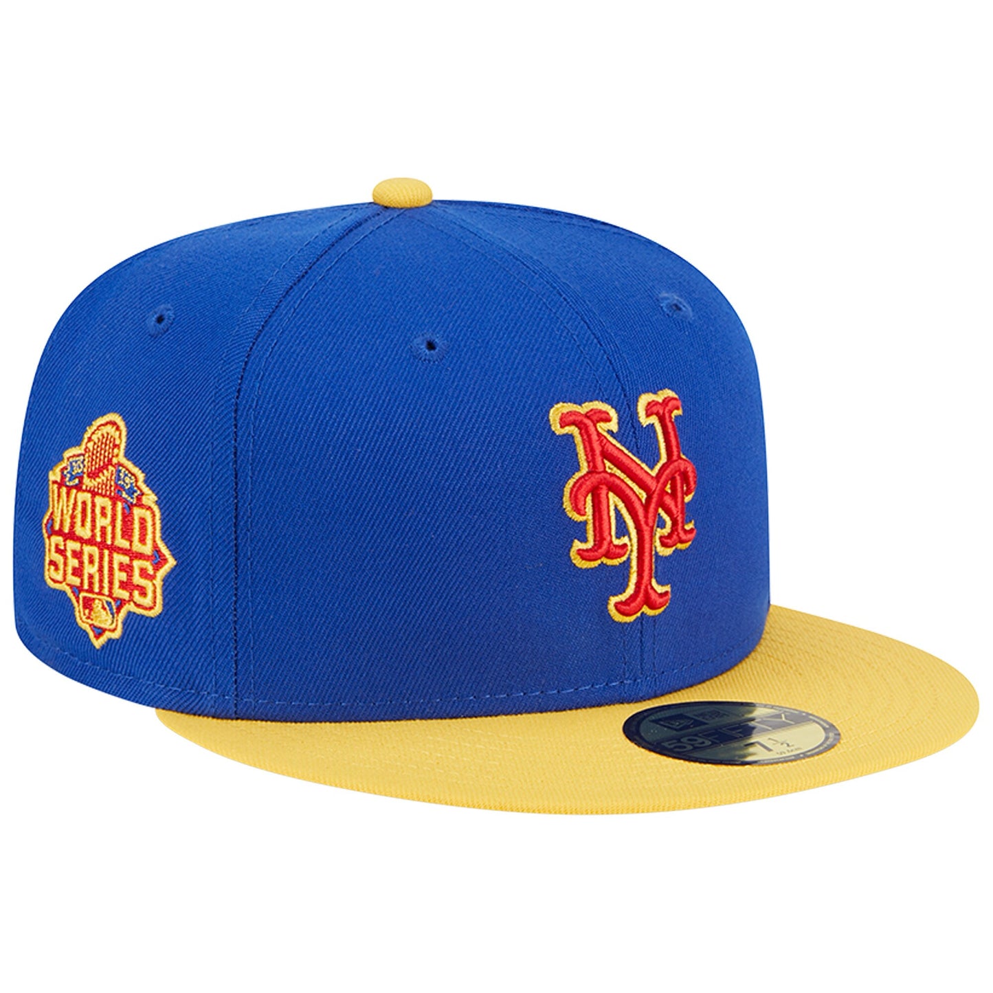 New York Mets New Era Empire 59FIFTY Fitted Hat - Royal/Yellow