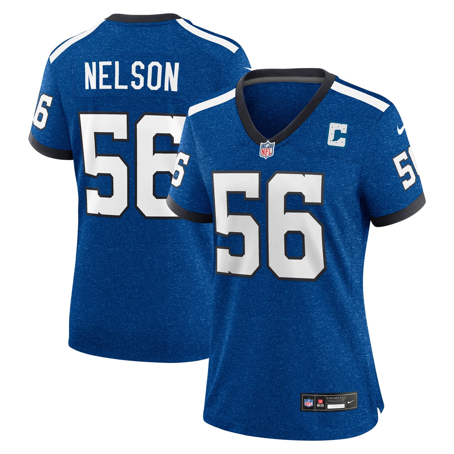 Quenton Nelson Indianapolis Colts Nike Women's Indiana Nights Alternate Game Jersey - Royal