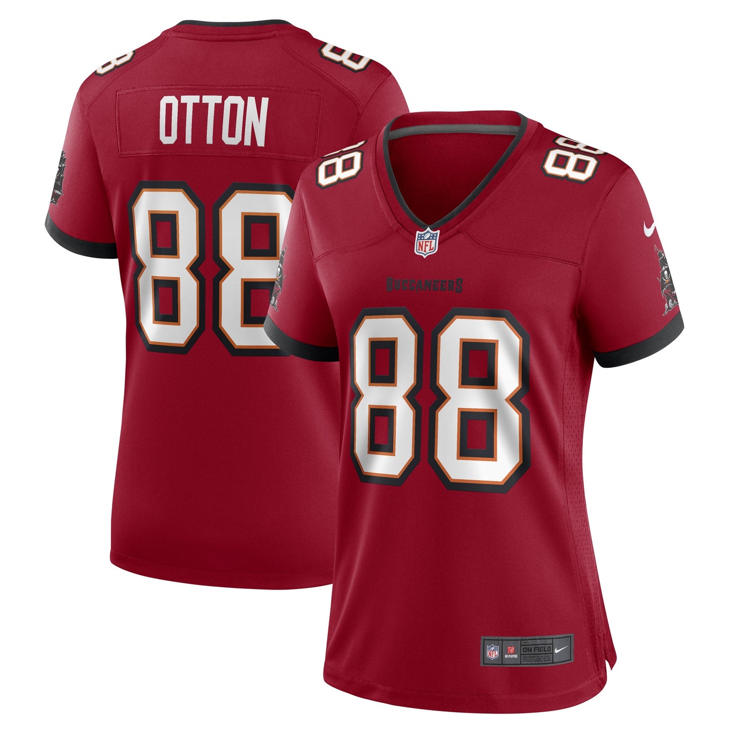Cade Otton Tampa Bay Buccaneers Nike Women's Game Player Jersey - Red