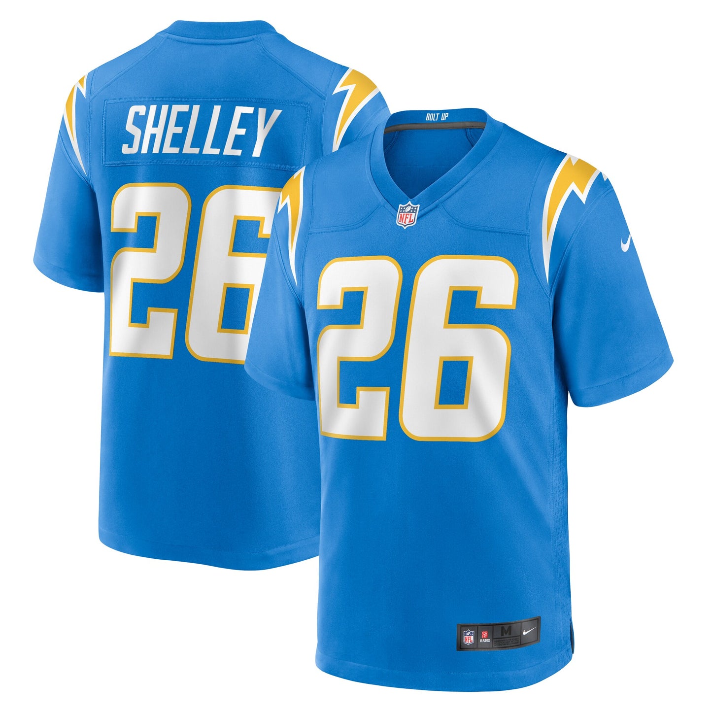 Duke Shelley Los Angeles Chargers Nike Team Game Jersey - Powder Blue
