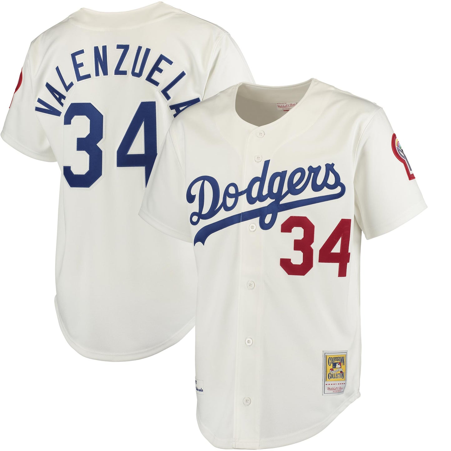 Fernando Valenzuela Los Angeles Dodgers Mitchell & Ness Authentic Jersey - White