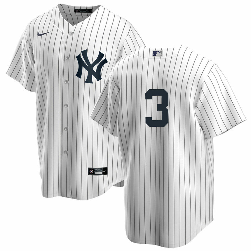 Men's Babe Ruth White New York Yankees Home Official Replica Player Jersey