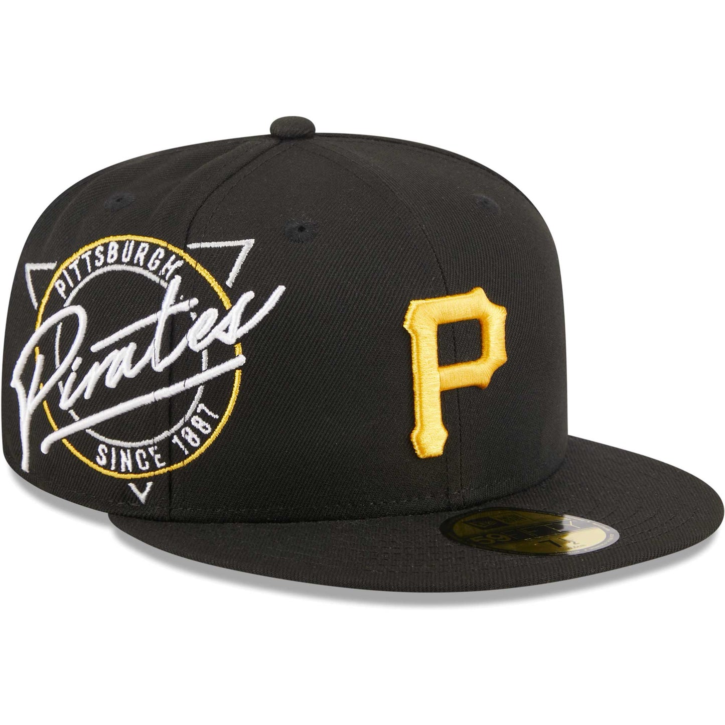 Pittsburgh Pirates New Era Neon 59FIFTY Fitted Hat - Black