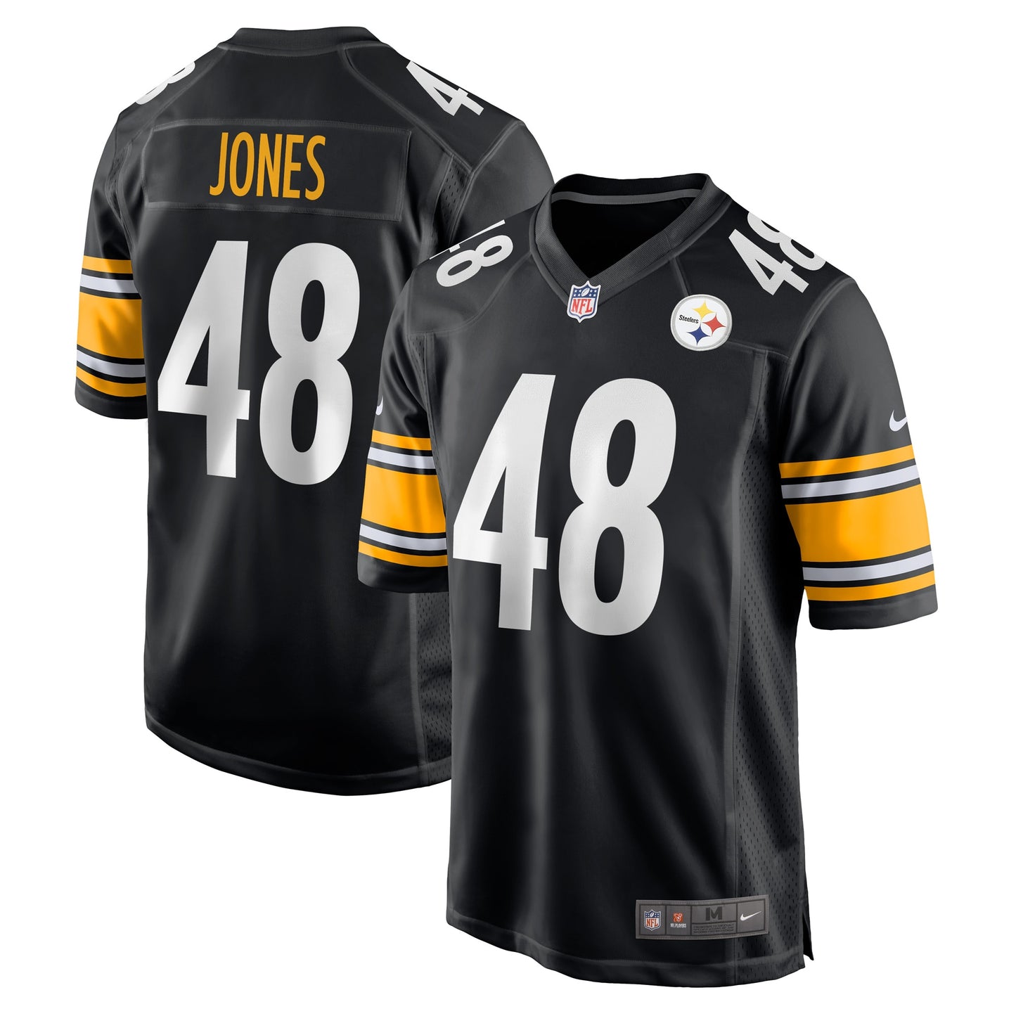 Jamir Jones Pittsburgh Steelers Nike Team Game Player Jersey - Black