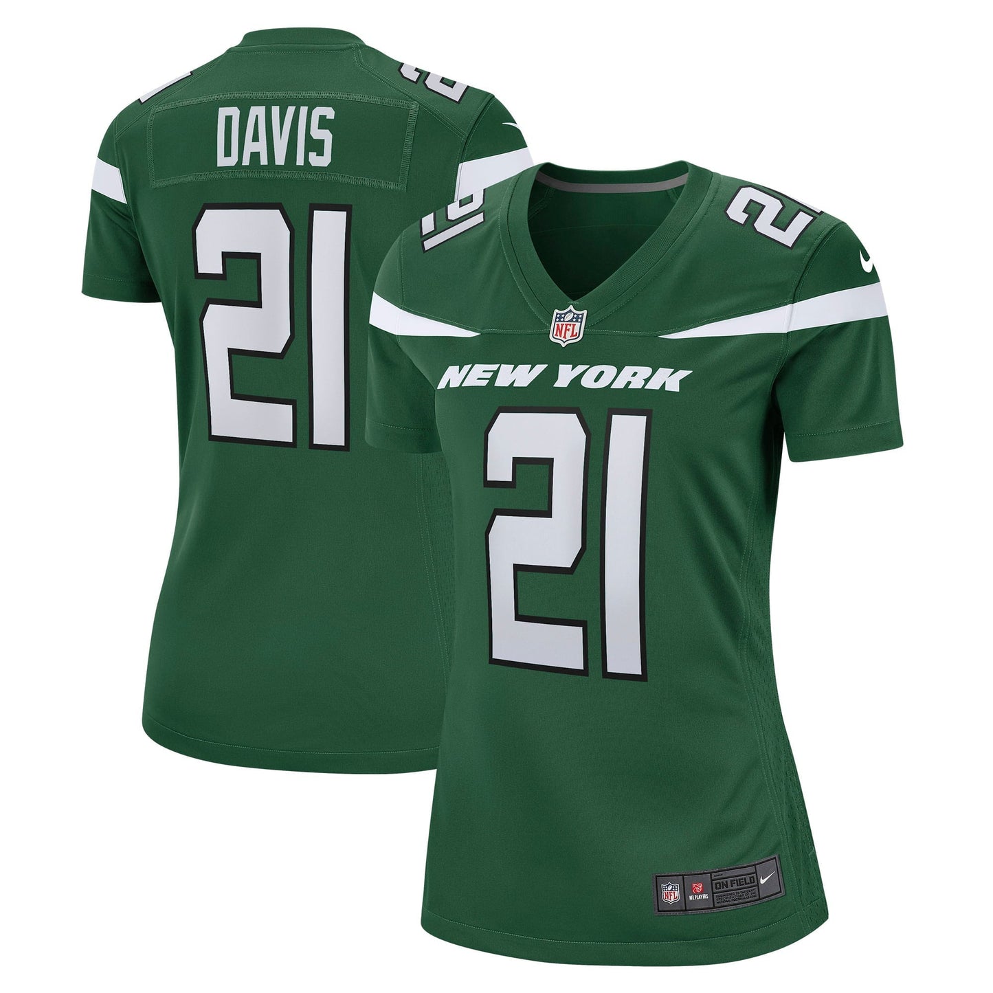 Women's Nike Ashtyn Davis Gotham Green New York Jets Game Player Jersey