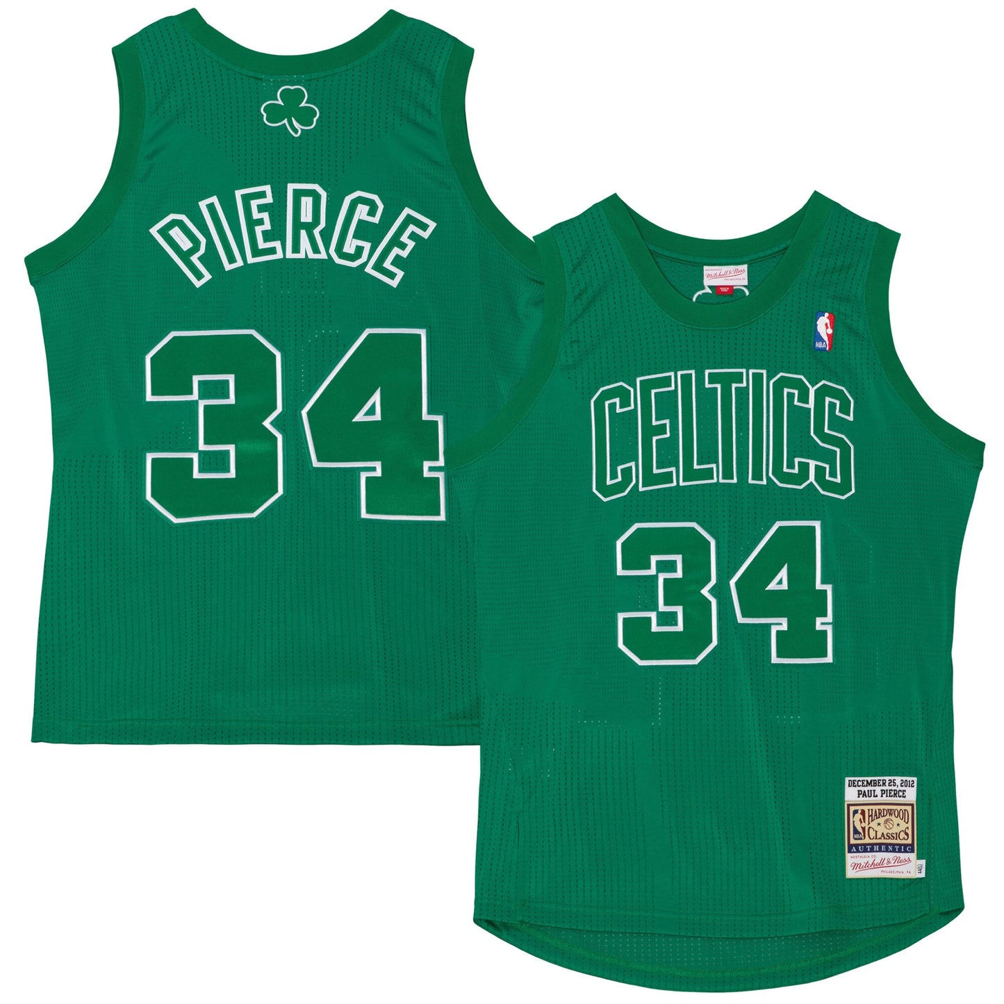 Paul Pierce Boston Celtics Mitchell & Ness 2012 Authentic Player Jersey - Kelly Green