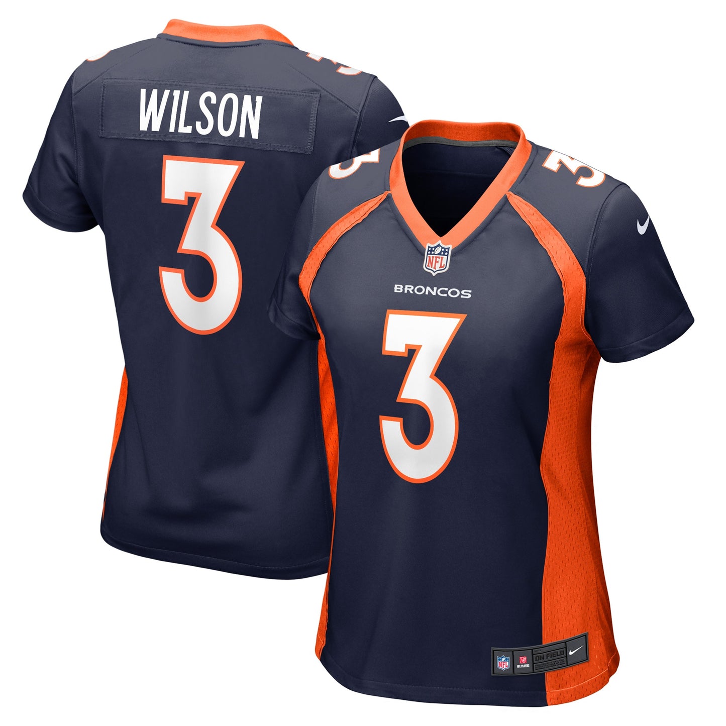 Russell Wilson Denver Broncos Nike Women's Player Jersey - Navy
