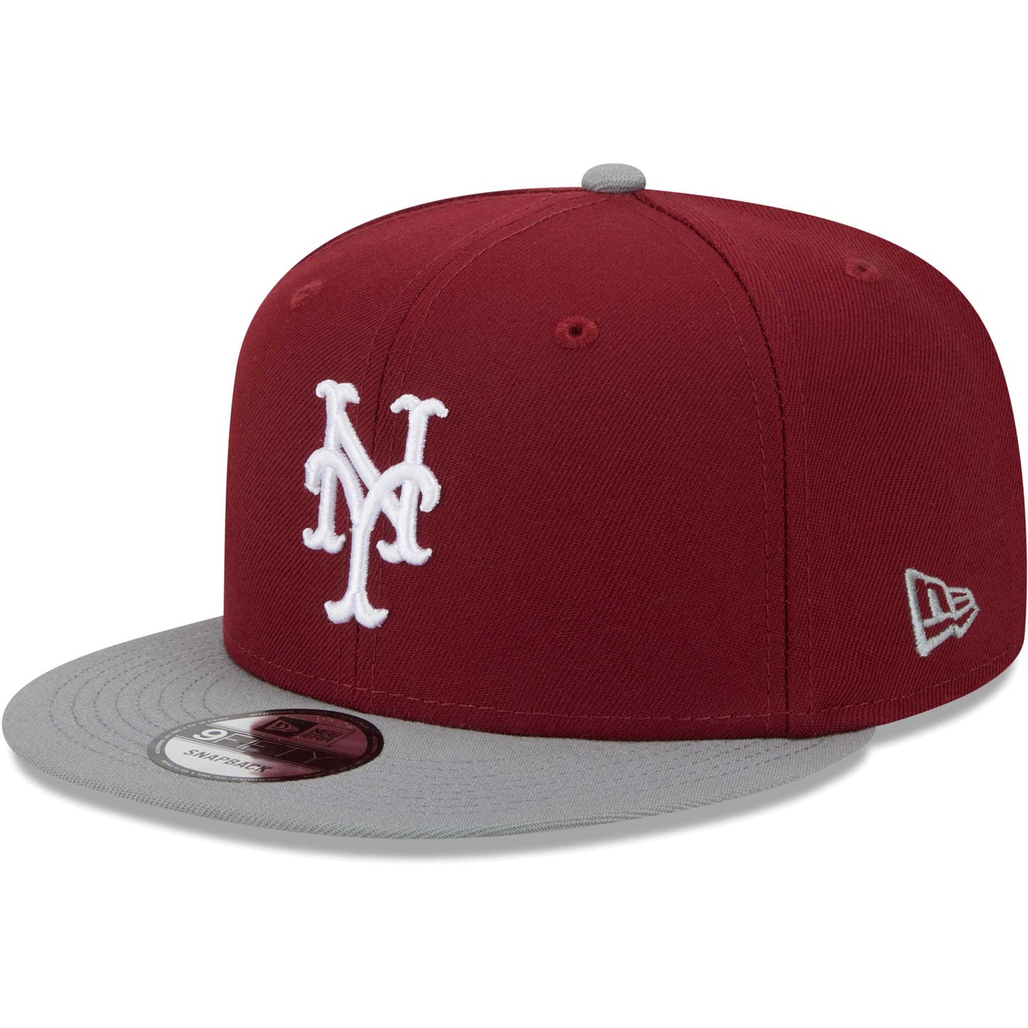 New York Mets New Era Two-Tone Color Pack 9FIFTY Snapback Hat - Cardinal