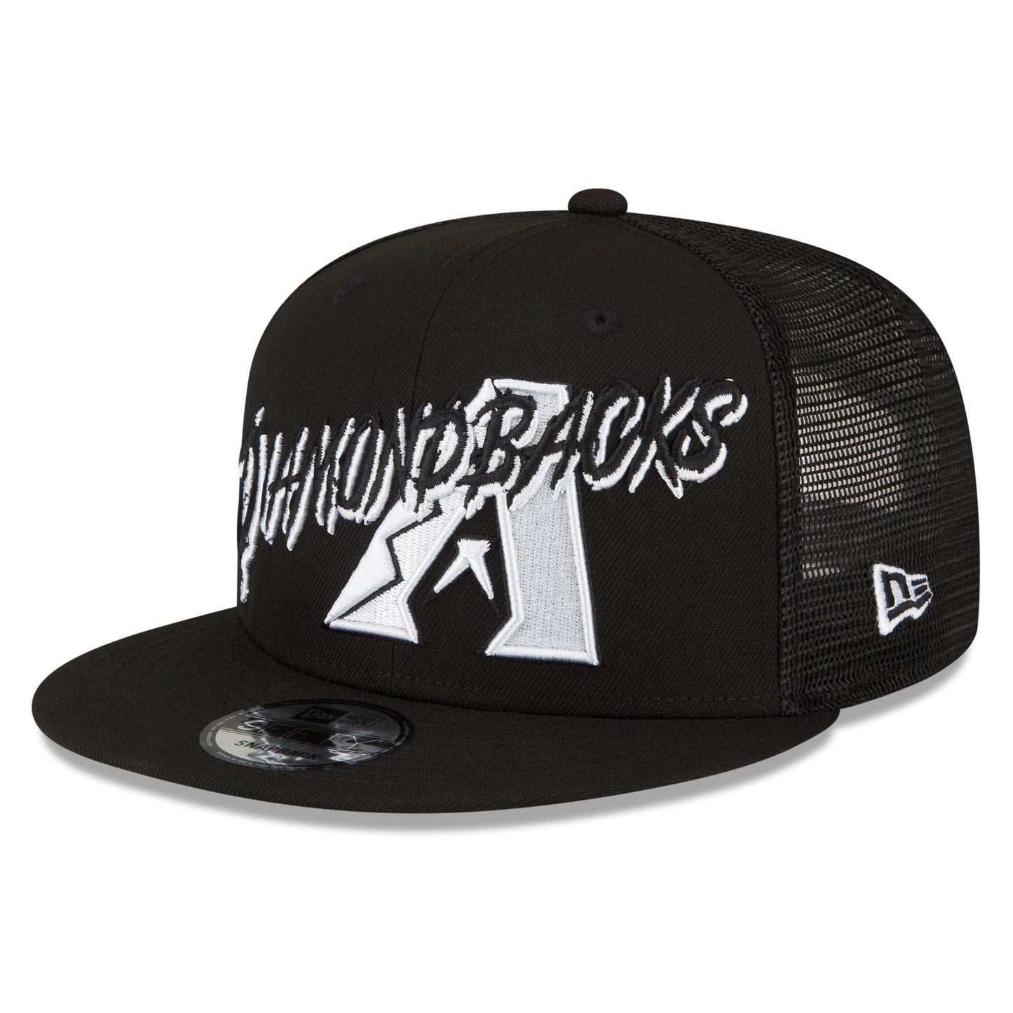 Arizona Diamondbacks New Era Street Trucker 9FIFTY Snapback Hat - Black