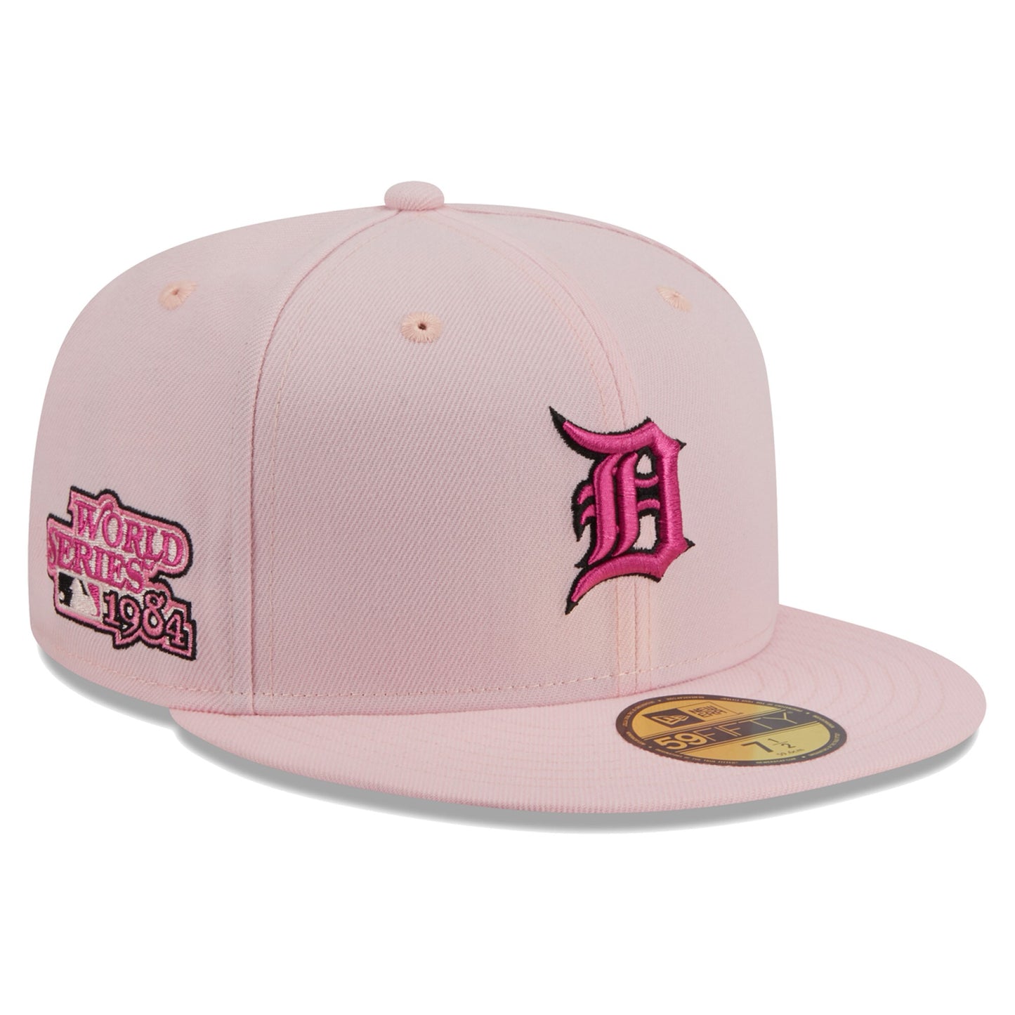 Detroit Tigers New Era 1984 MLB World Series 59FIFTY Fitted Hat - Pink
