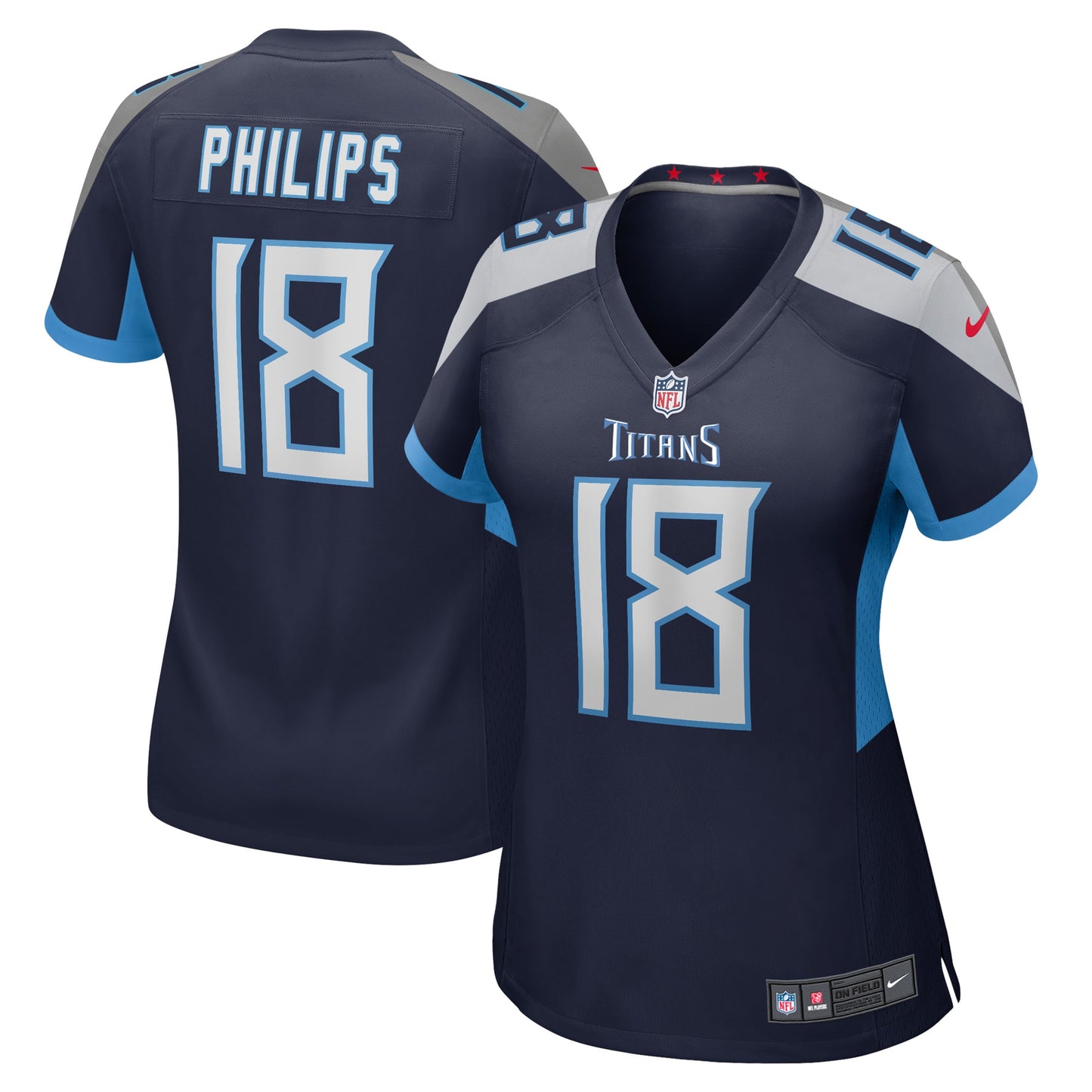 Kyle Philips Tennessee Titans Nike Women's Game Player Jersey - Navy