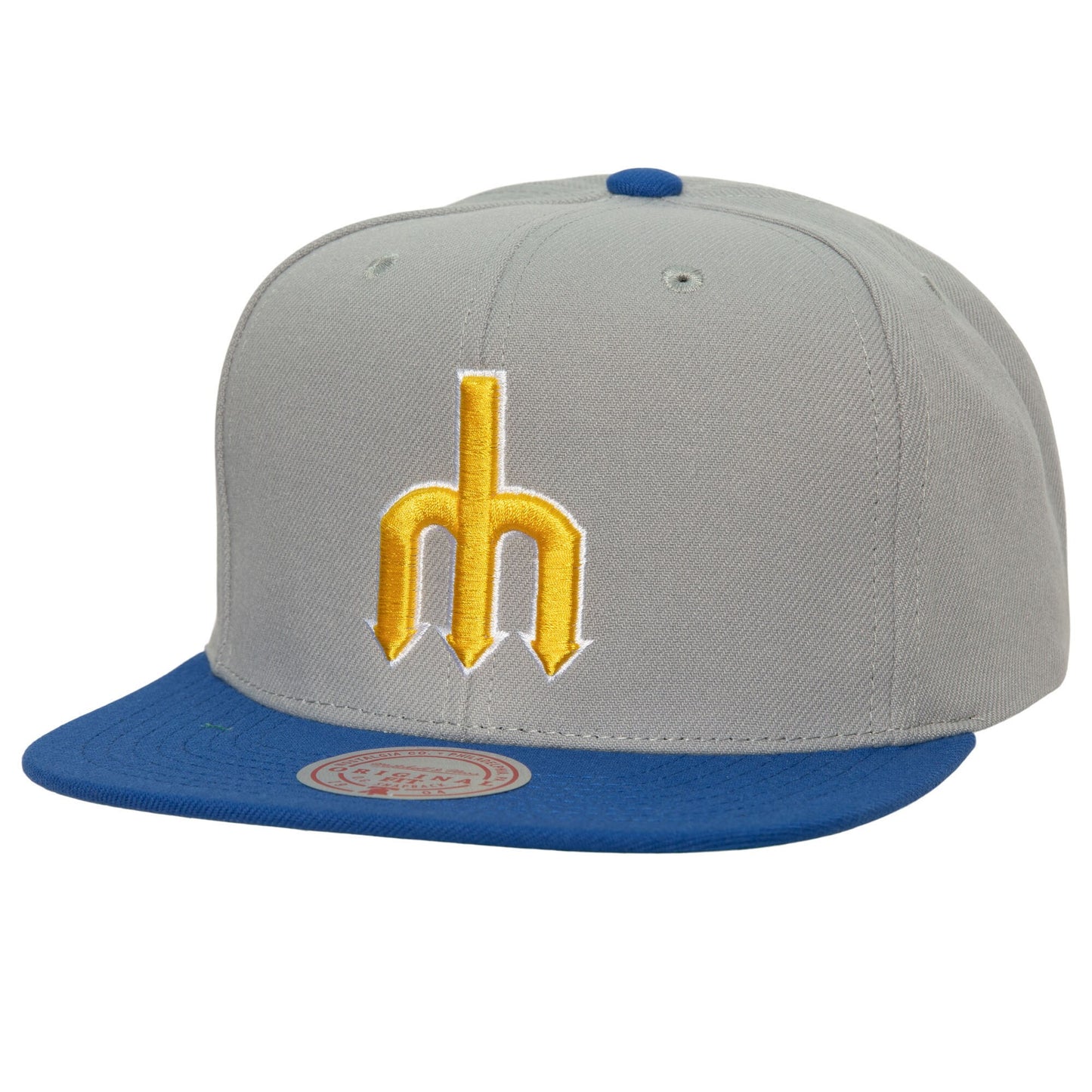 Seattle Mariners Mitchell & Ness Cooperstown Collection Away Snapback Hat - Gray