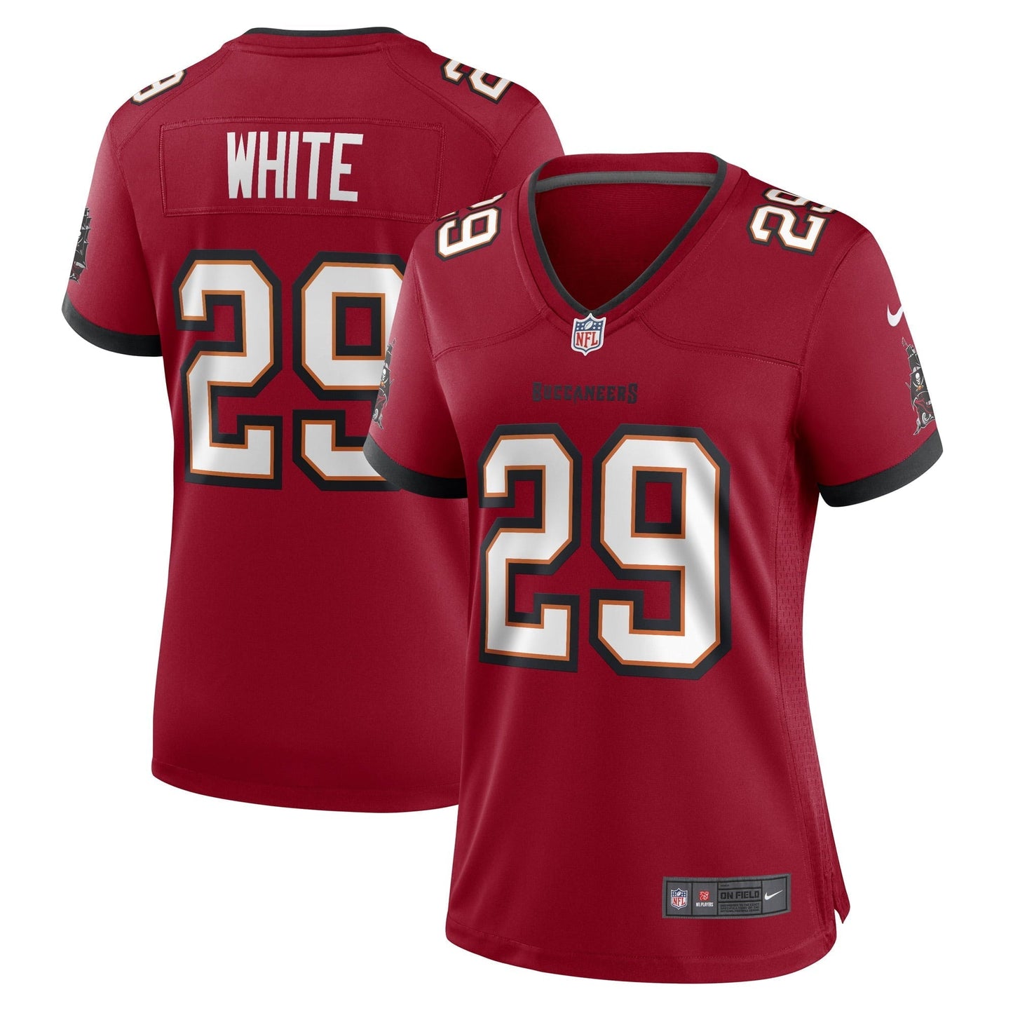 Women's Nike Rachaad White Red Tampa Bay Buccaneers Game Player Jersey