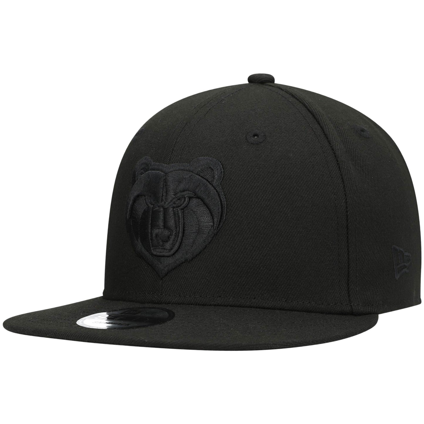 Memphis Grizzlies New Era Black On Black 9FIFTY Snapback Hat