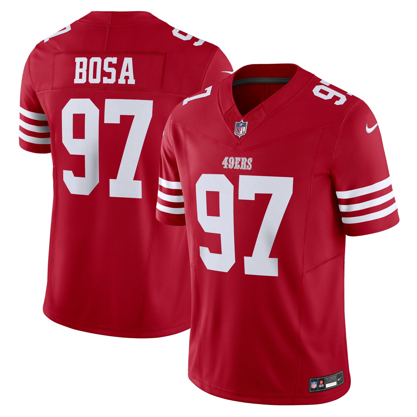 Nick Bosa San Francisco 49ers Nike Vapor F.U.S.E. Limited Jersey - Scarlet