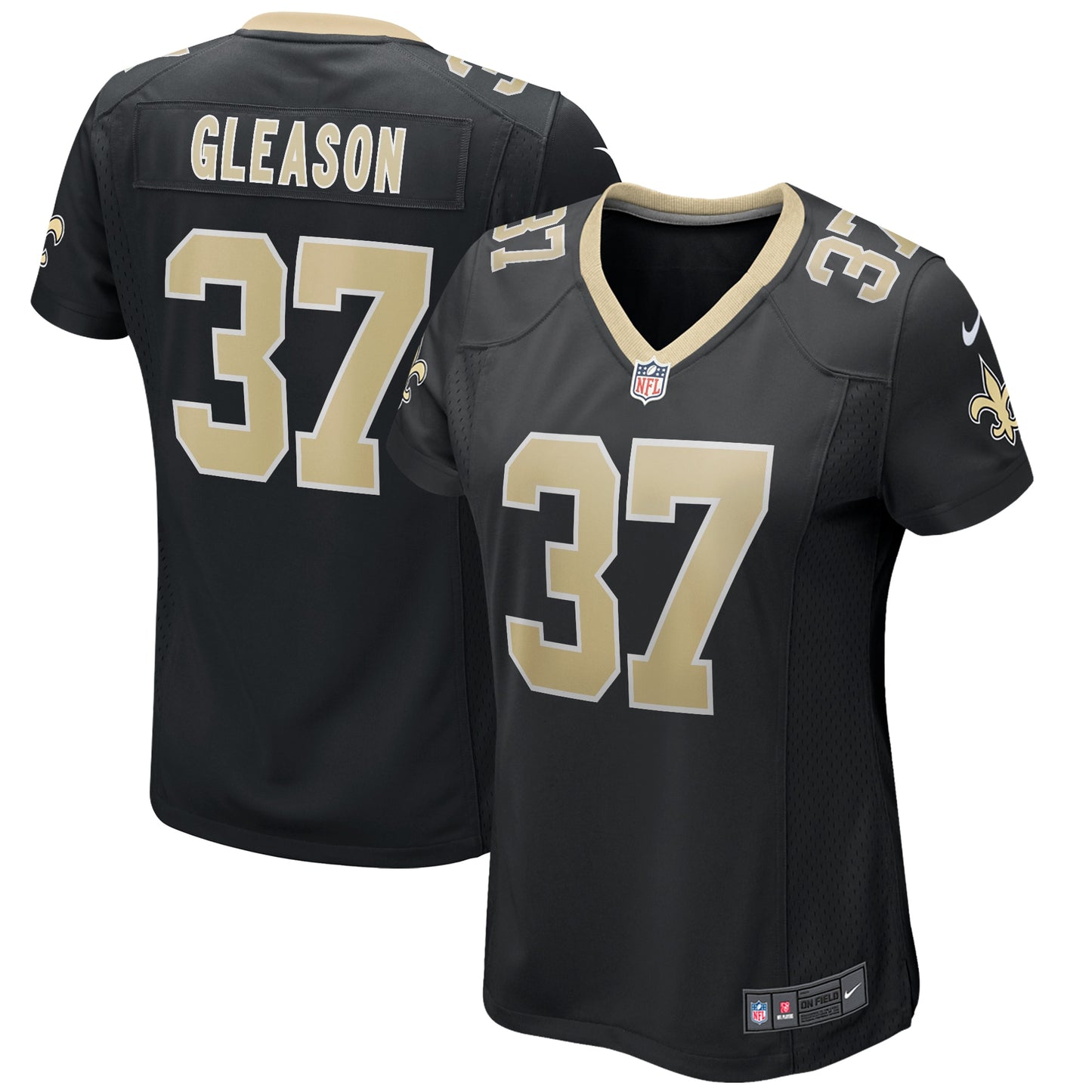 Steve Gleason New Orleans Saints Nike Women's Game Retired Player Jersey - Black