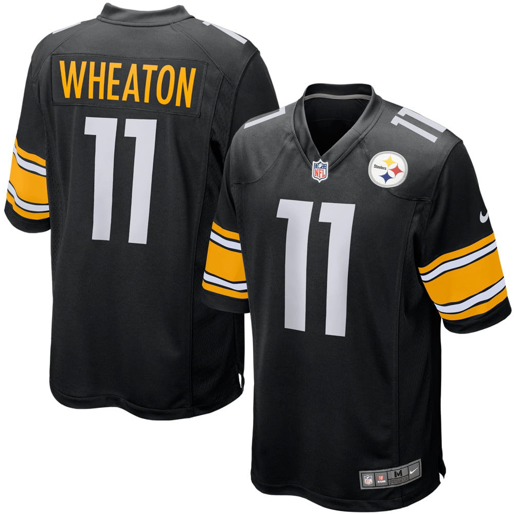 Youth Nike Markus Wheaton Black Pittsburgh Steelers Team Color Game Jersey
