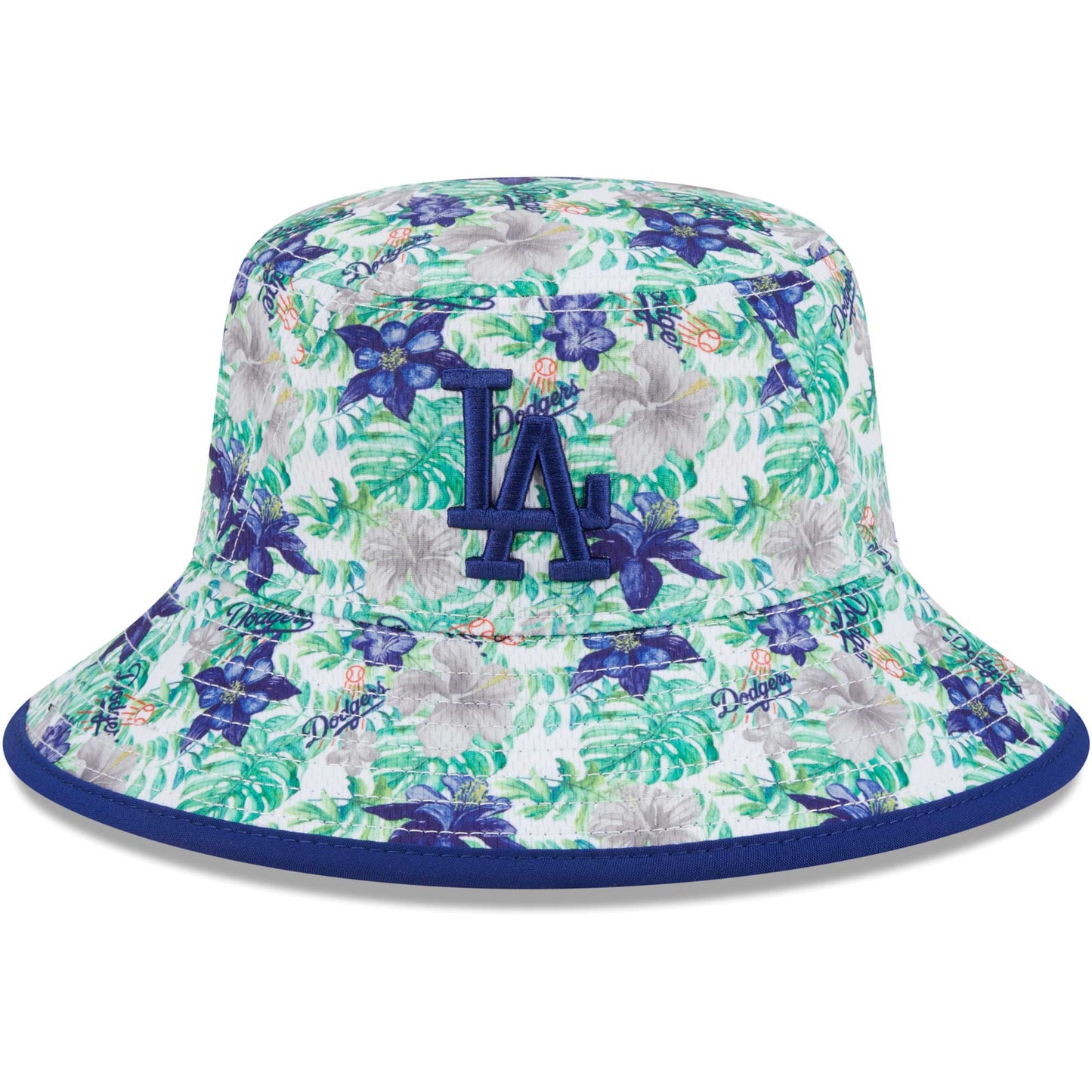 Los Angeles Dodgers New Era Tropic Floral Bucket Hat