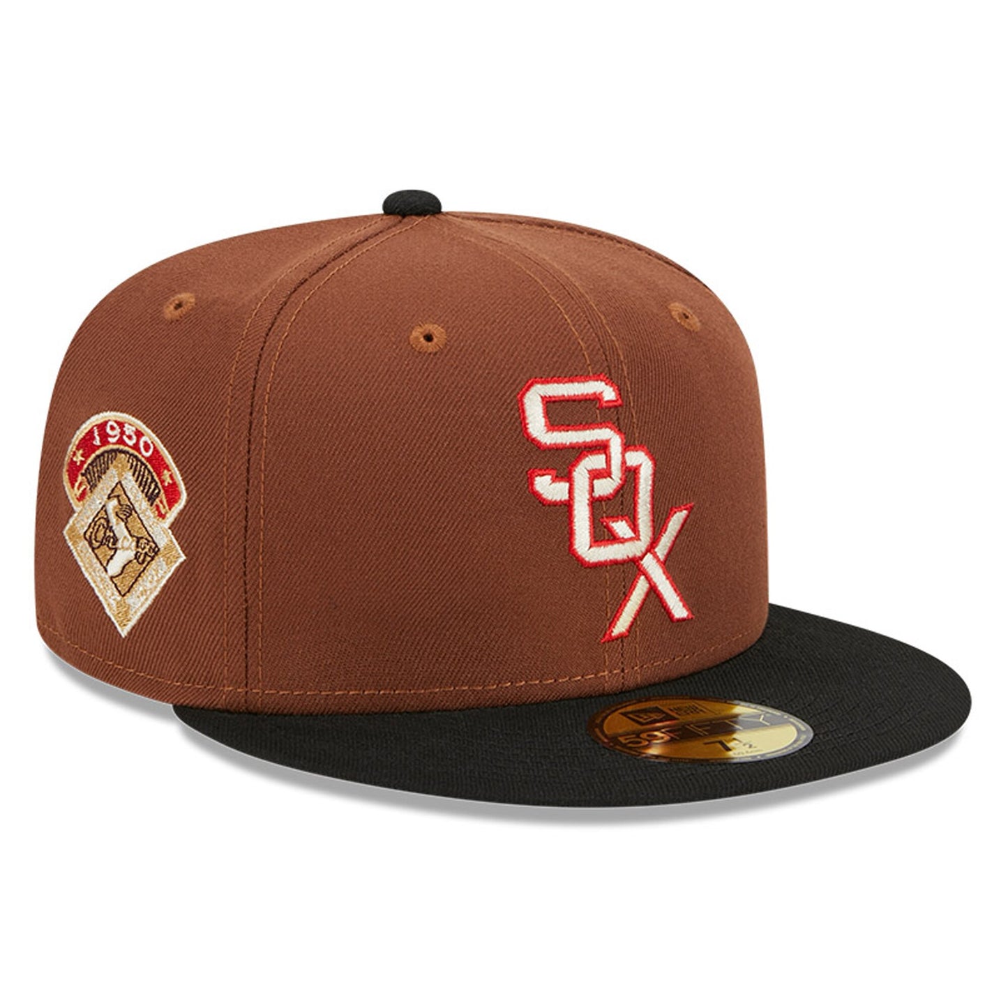 Chicago White Sox New Era Harvest 1950 MLB All-Star Game 59FIFTY Fitted Hat - Brown