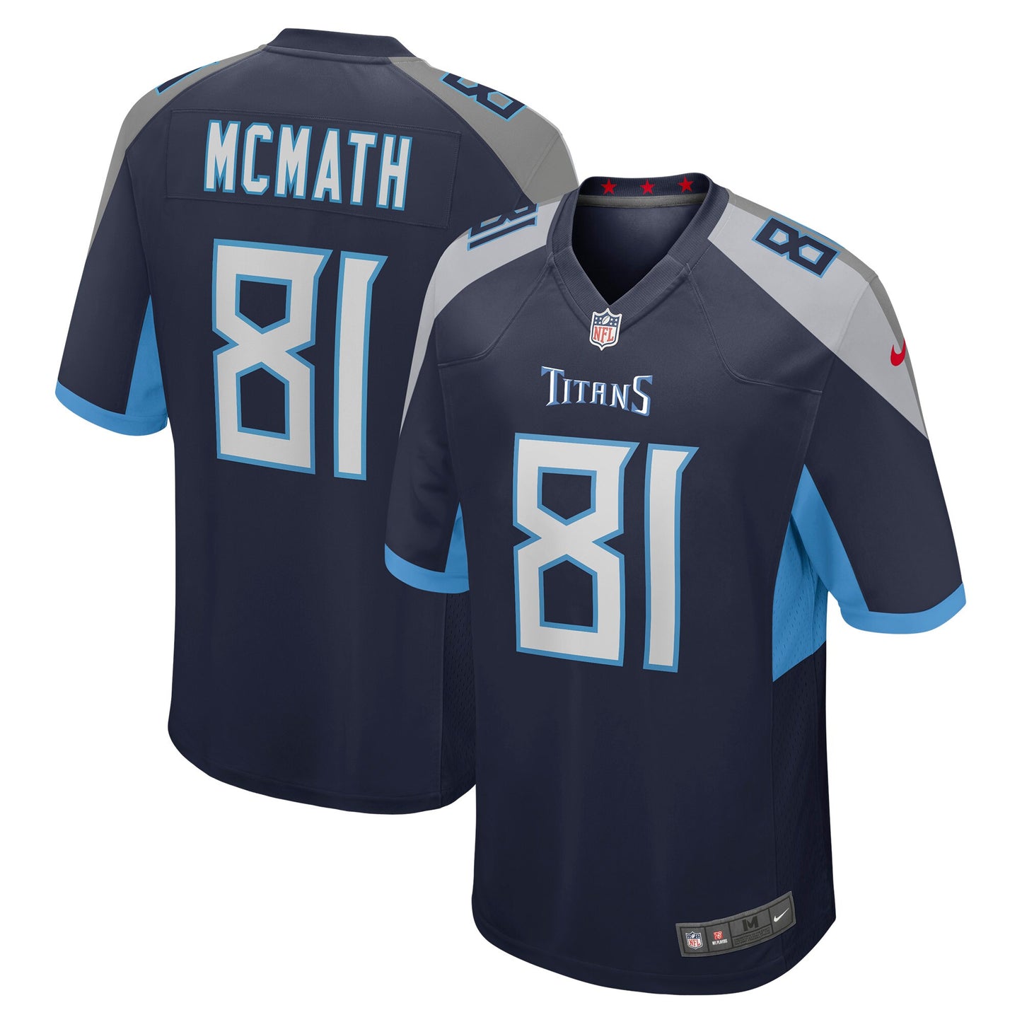 Racey McMath Tennessee Titans Nike Game Jersey - Navy
