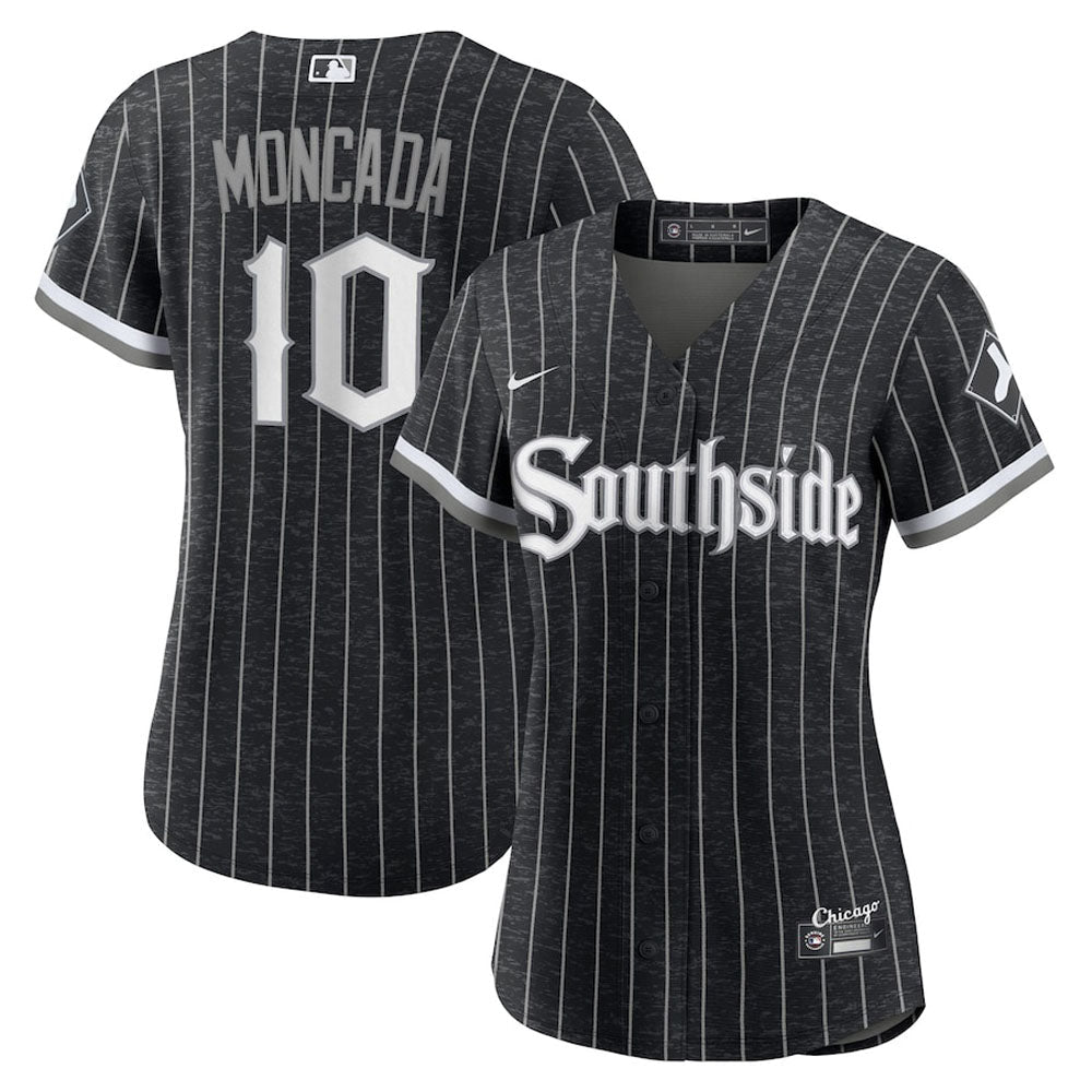 Women's Chicago White Sox Yoan Moncada City Connect Replica Jersey - Black