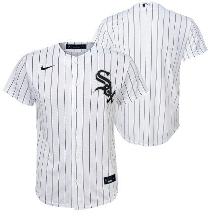 Youth Chicago White Sox White Home Replica Team Jersey
