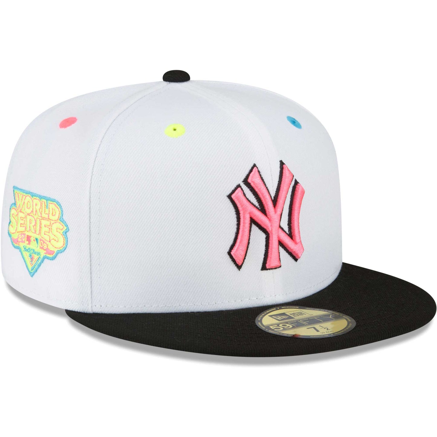 New York Yankees New Era Neon Eye 59FIFTY Fitted Hat - White