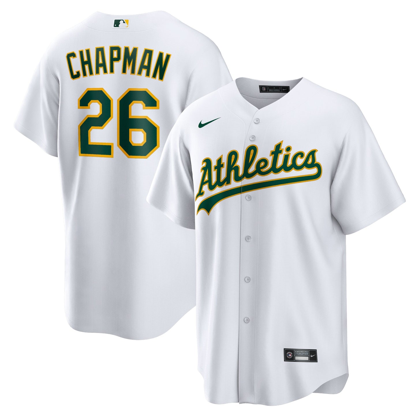 Matt Chapman Oakland Athletics Nike Home Replica Player Name Jersey - White