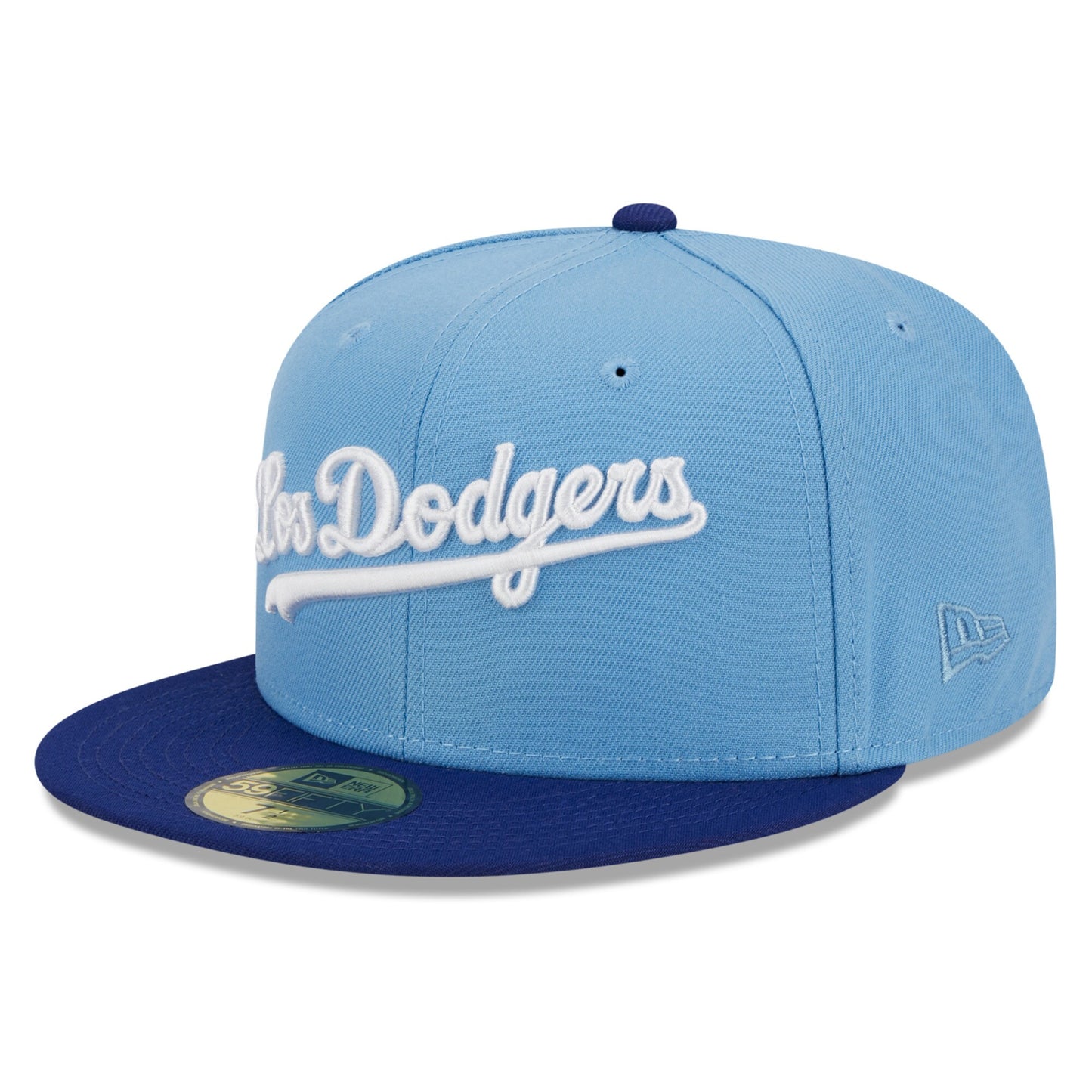 Los Angeles Dodgers New Era Cooperstown Collection Retro City 59FIFTY Fitted Hat - Light Blue