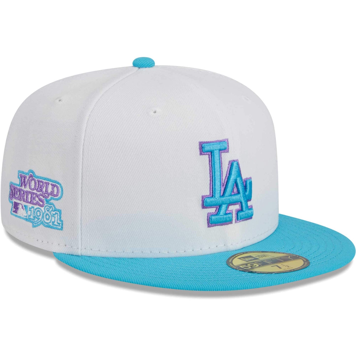 Los Angeles Dodgers New Era Vice 59FIFTY Fitted Hat - White