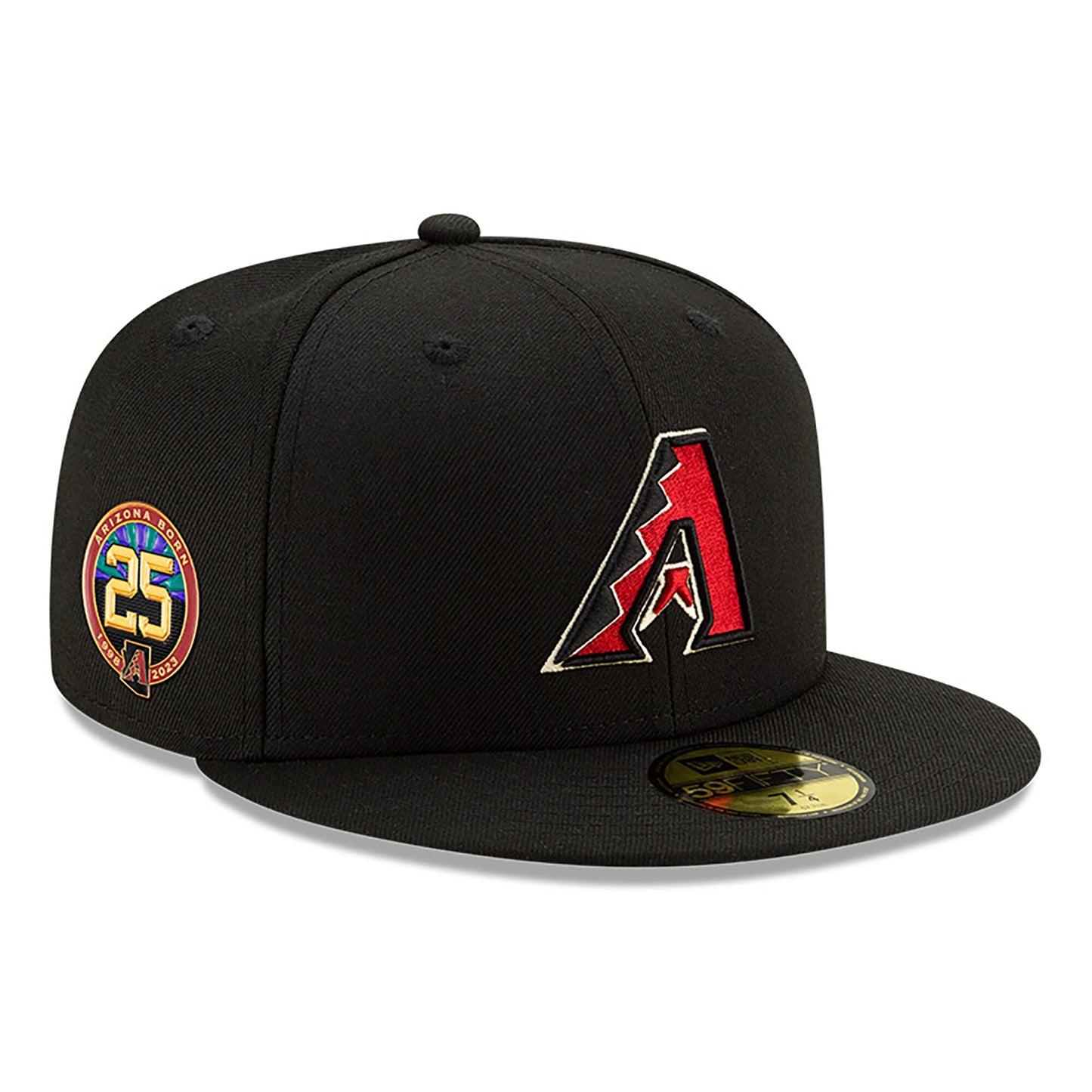 Arizona Diamondbacks New Era 25th Anniversary 59FIFTY Fitted Hat - Black