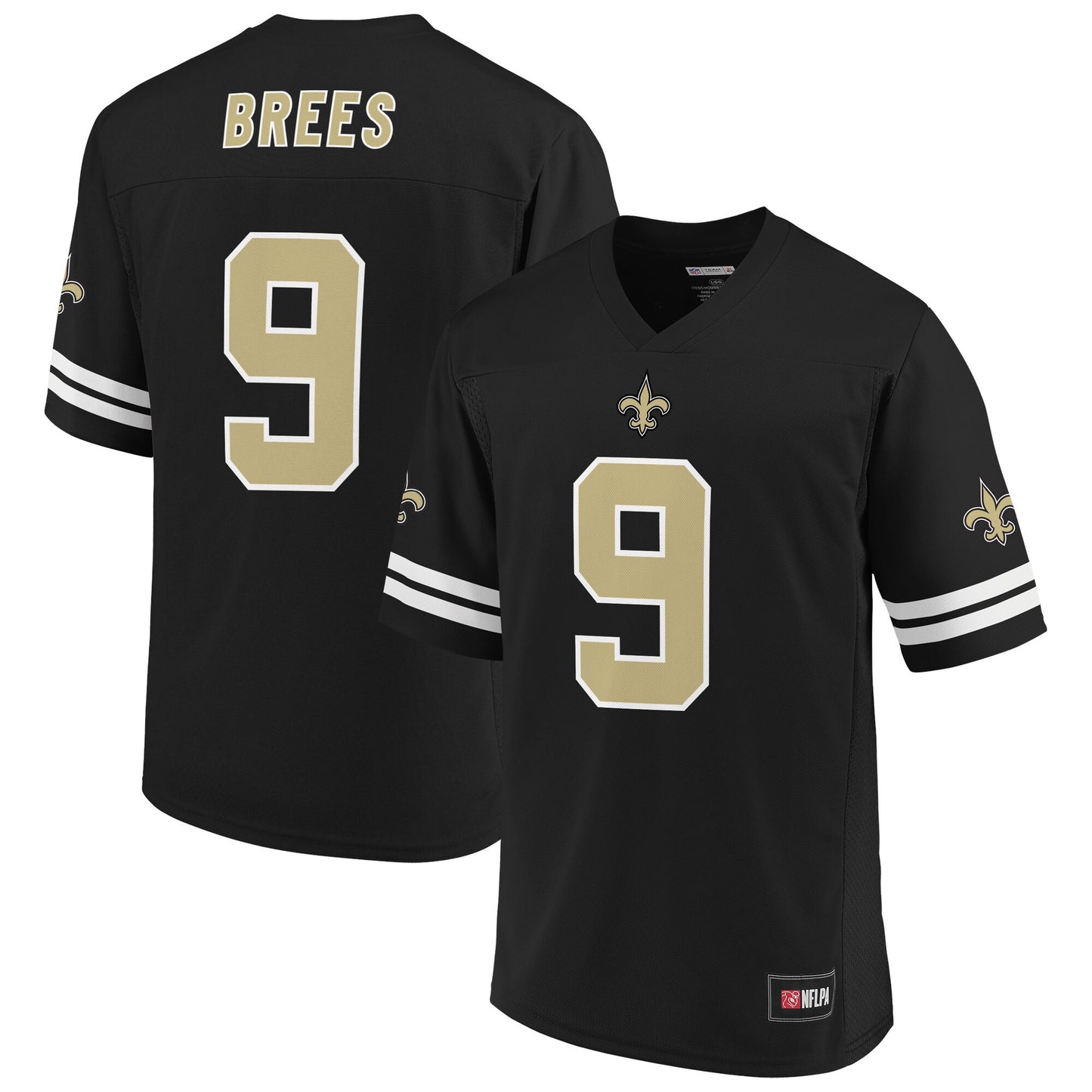 Men's NFL Pro Line by Drew Brees Black New Orleans Saints Player Jersey