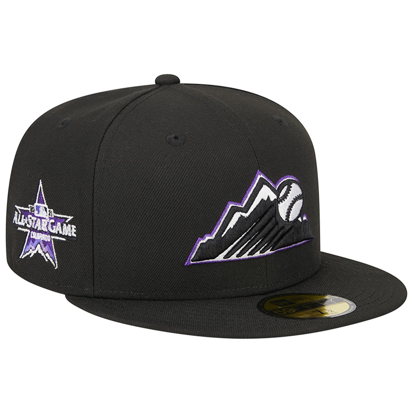 Colorado Rockies New Era 2021 MLB All-Star Game Team Color 59FIFTY Fitted Hat - Black