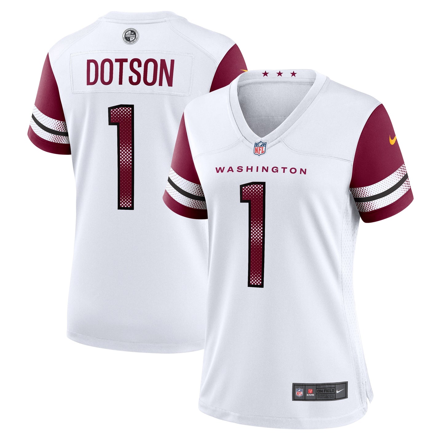 Jahan Dotson Washington Commanders Nike Women's Game Player Jersey - White