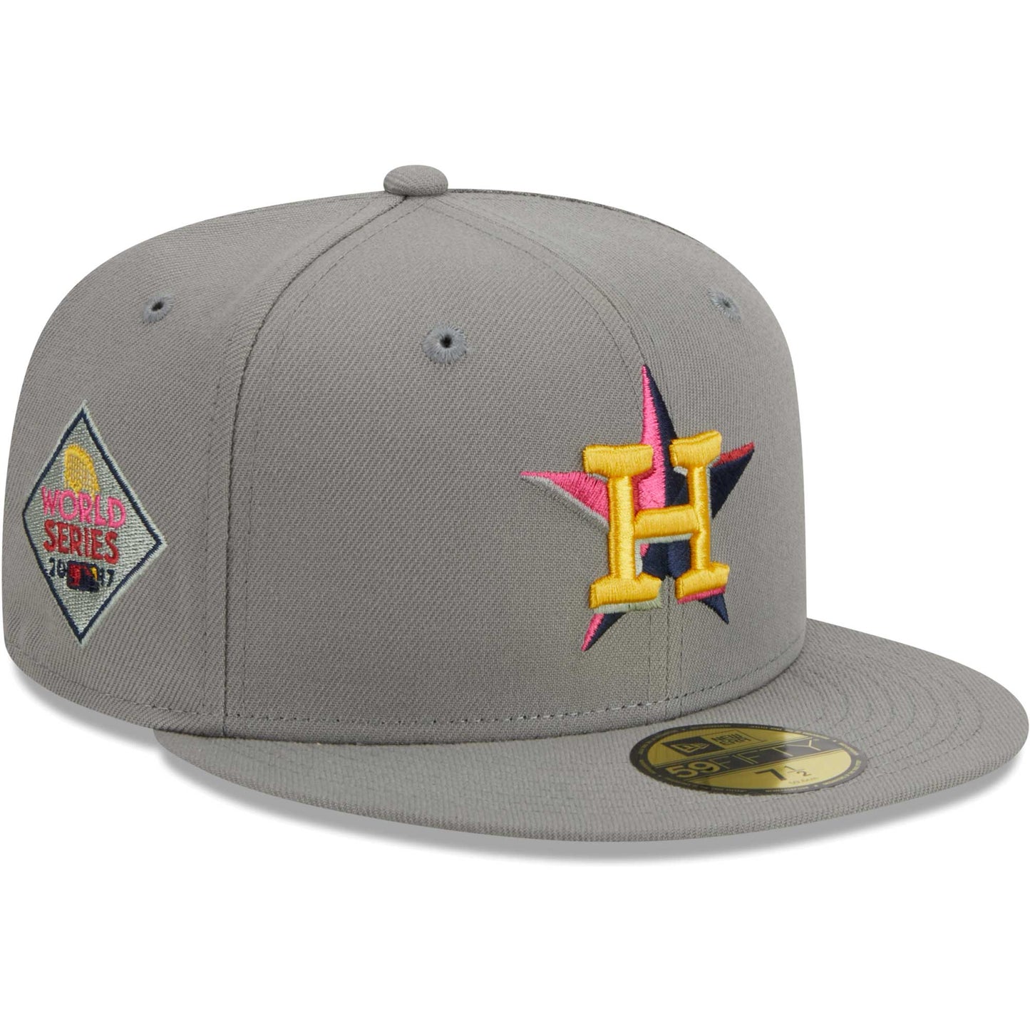 Houston Astros New Era Color Pack 59FIFTY Fitted Hat - Gray