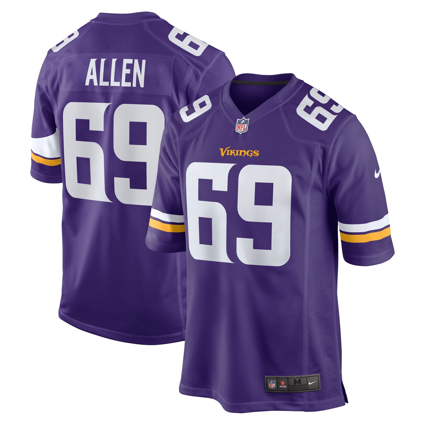 Jared Allen Minnesota Vikings Nike Retired Player Game Jersey - Purple